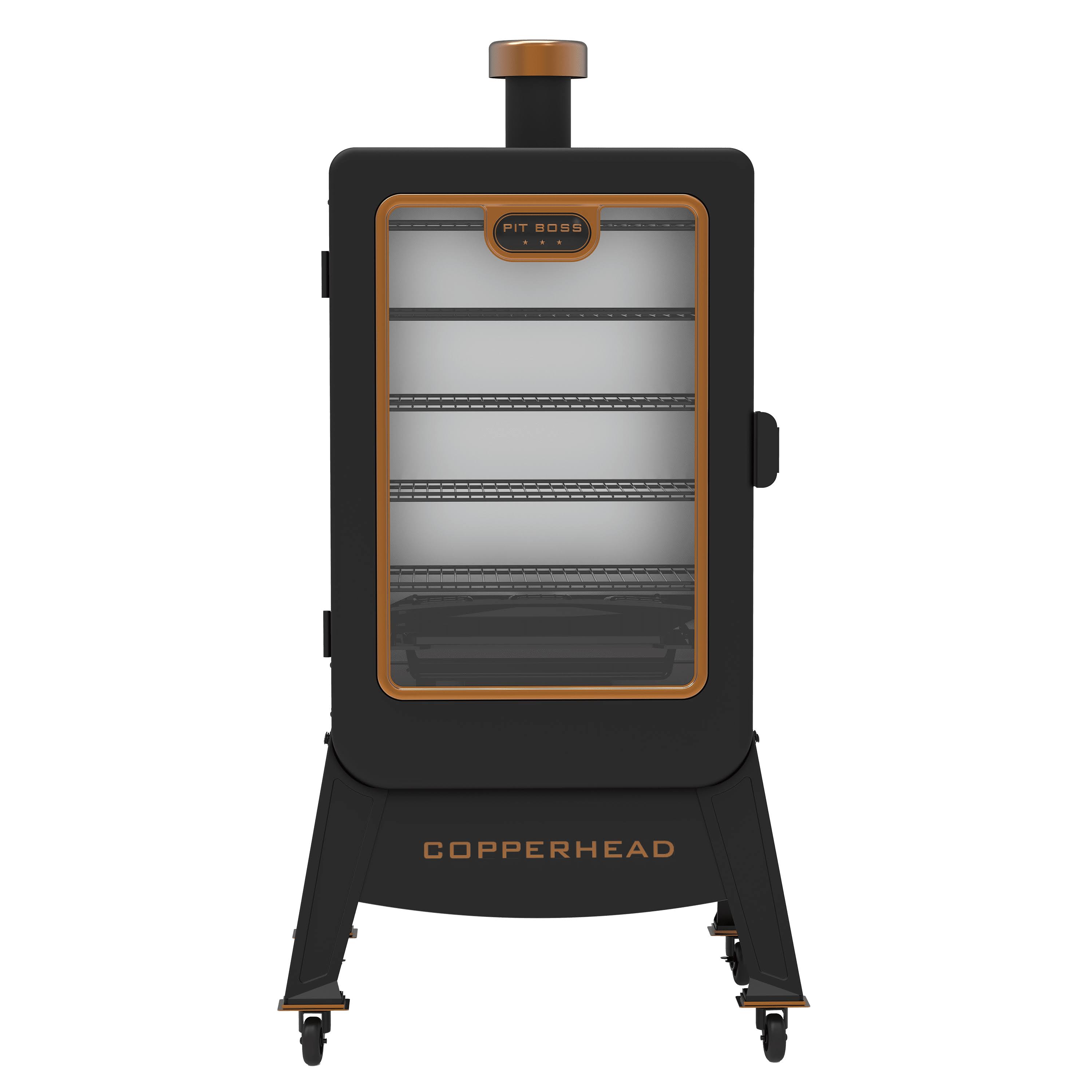 Pit Boss Copperhead 1300 Sq in Vertical Wood Pellet Smoker - Onyx Edition