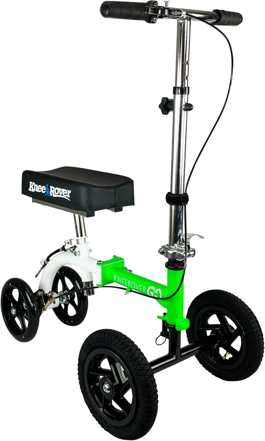 Trottinette hybride tout terrain la plus compacte pour adultes, idéale pour les interventions chirurgicales du pied. Déambulateur robuste pour la récupération après une fracture de la cheville ou une blessure au pied. Alternative idéale aux béquilles