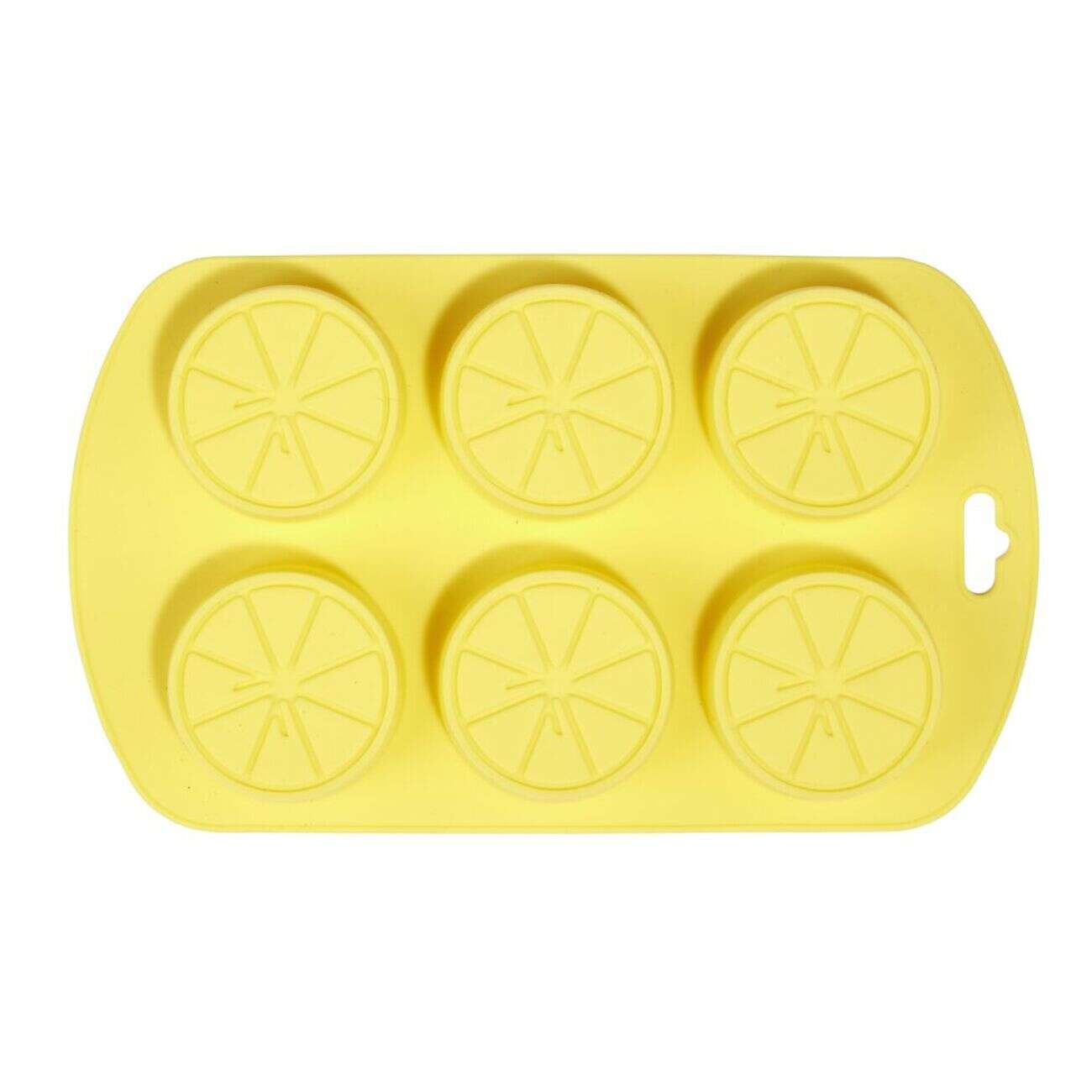 Moule à glaçons x6 silicone forme fruits 11x19cm (3 modèles)