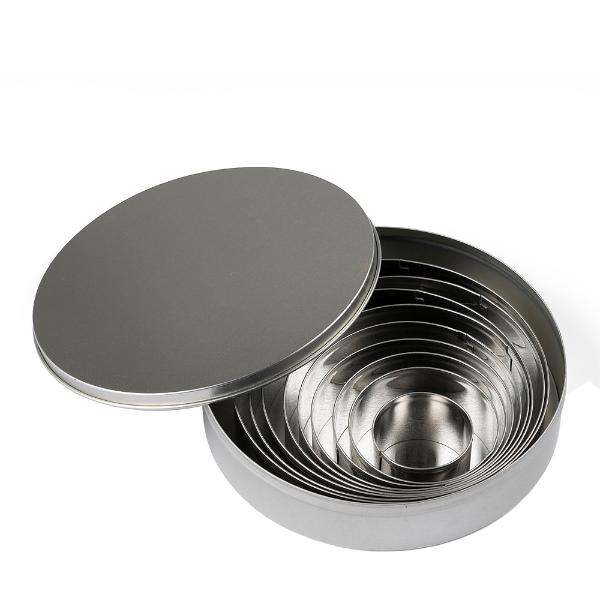 Utstikker sirkel 9 deler rustfri