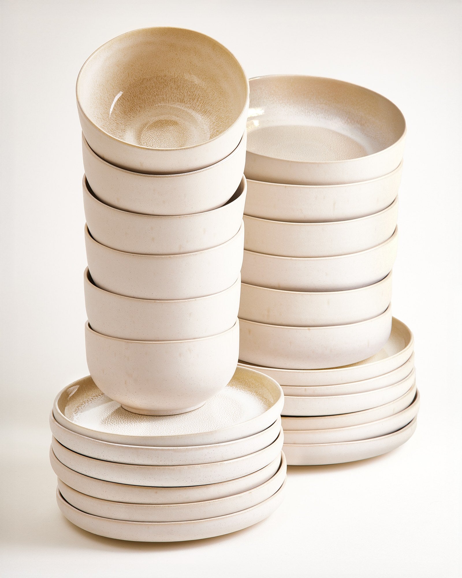 LOROSA - TABLEWARE SET MODERN SAND 24 PIECES