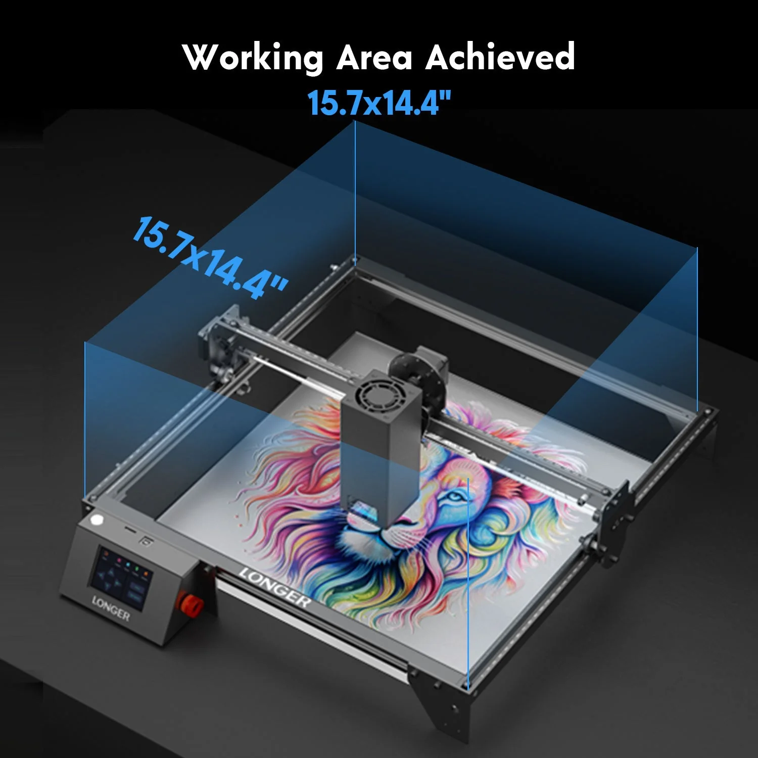 Graveur laser RAY5 20W plus long