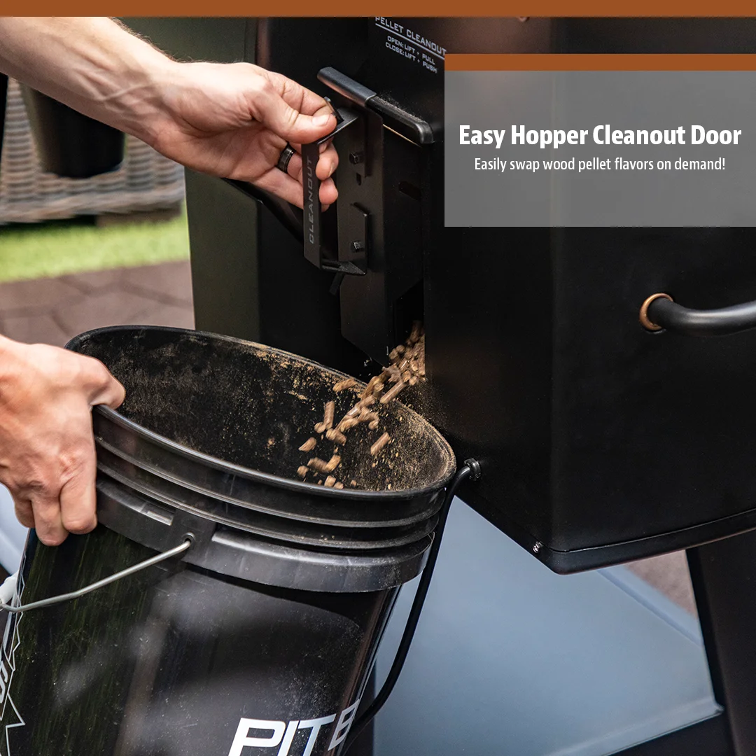 Pit Boss 1500 Connected Pellet Grill Savannah - Onyx Edition with Wi - Fi? - PB1500NXW