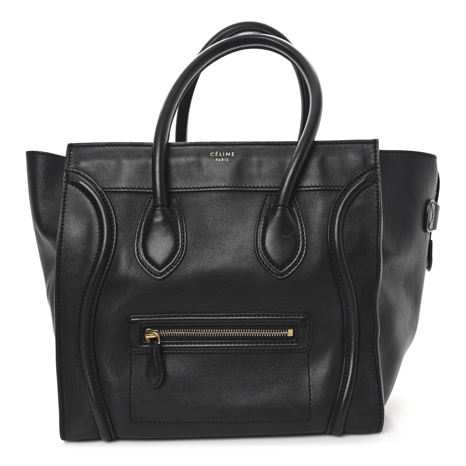 Smooth Calfskin Mini Luggage Black
