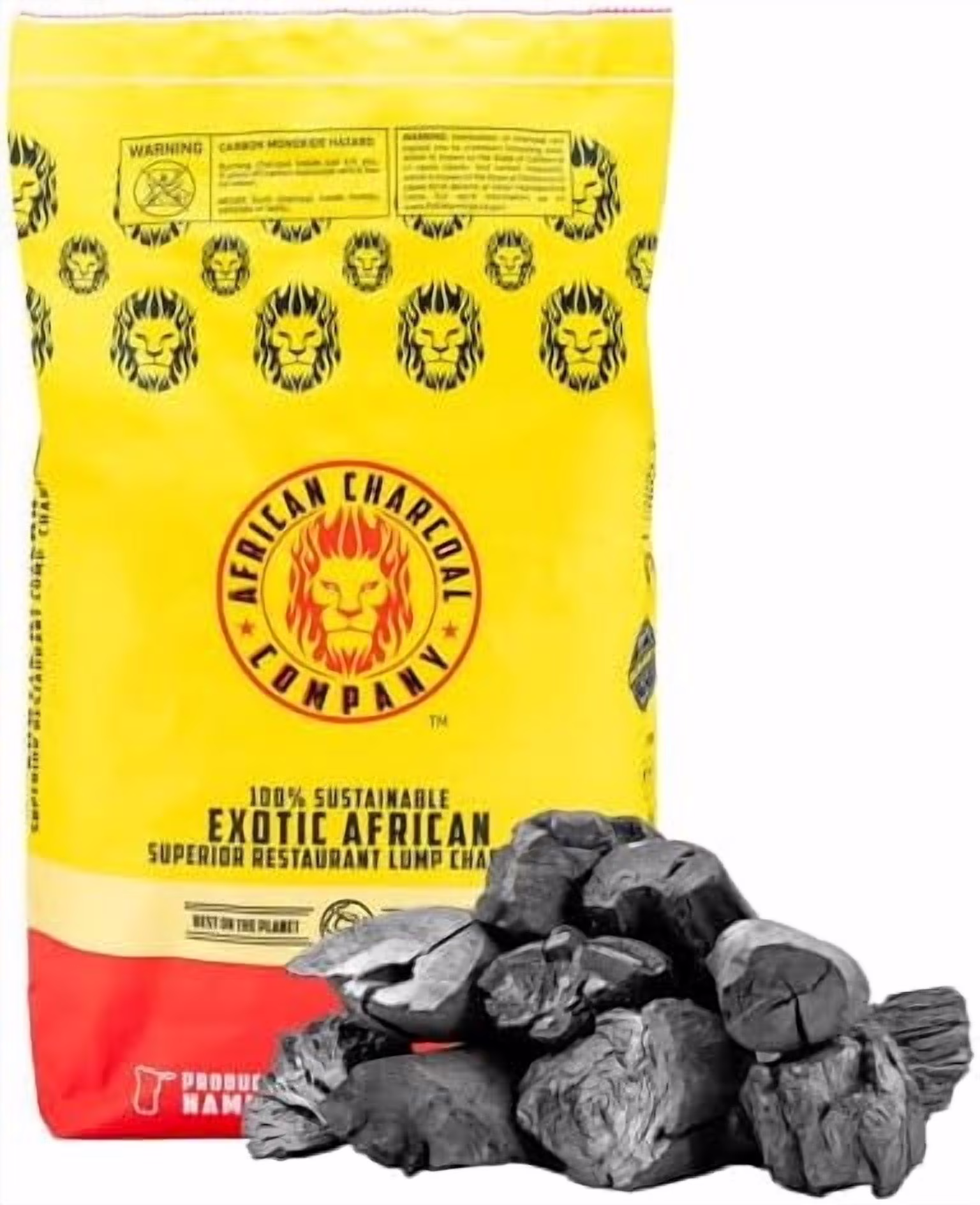 Premium Lump Charcoal �C Restaurant-Grade �C 100% Natural Hardwood �C Long Burn, High Heat �C 17.8 lb Bag �C FSC-Certified, Low Ash BBQ Charcoal for Grilling & Smoking$$Garden &