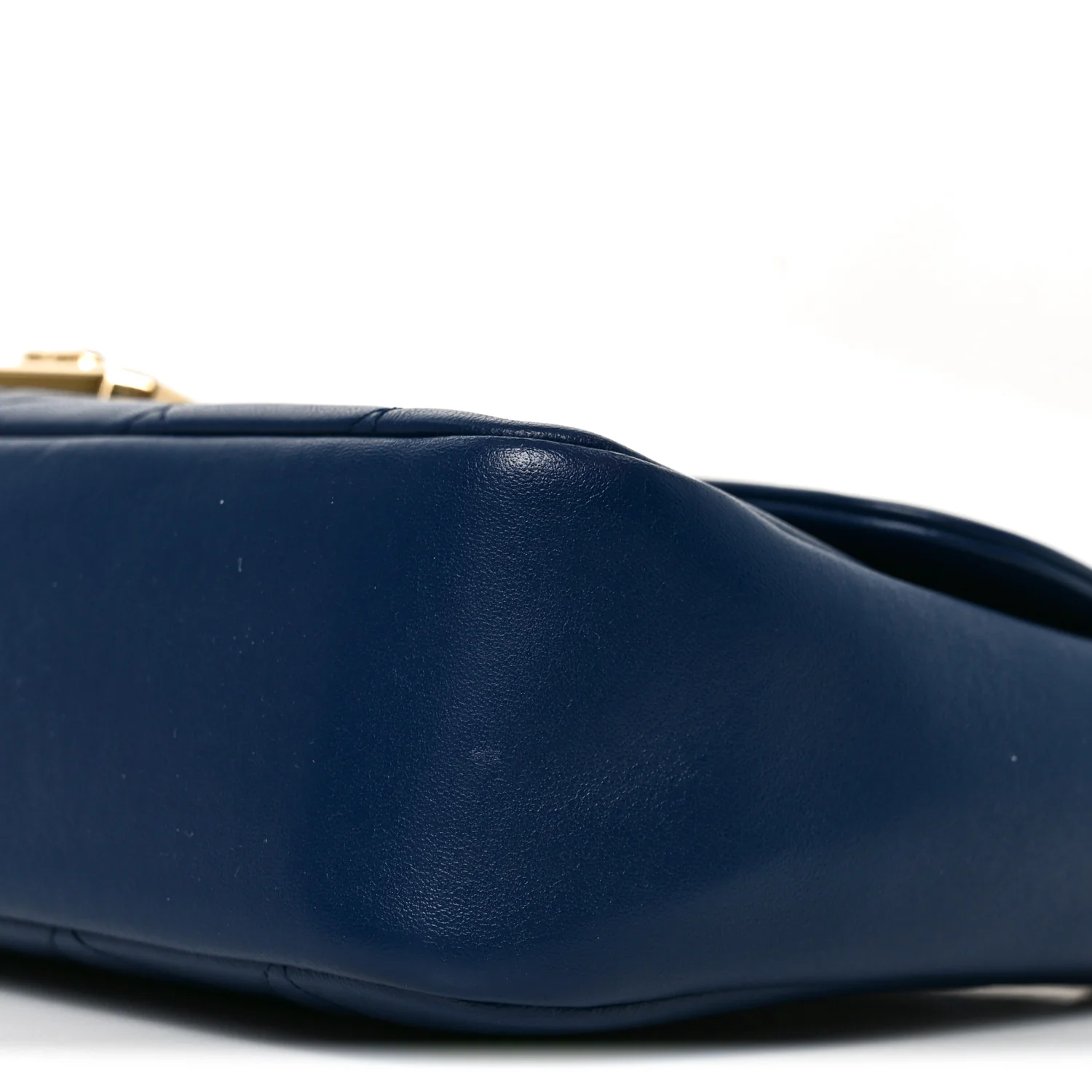 Lambskin Quilted Large Chic With Me Flap Navy