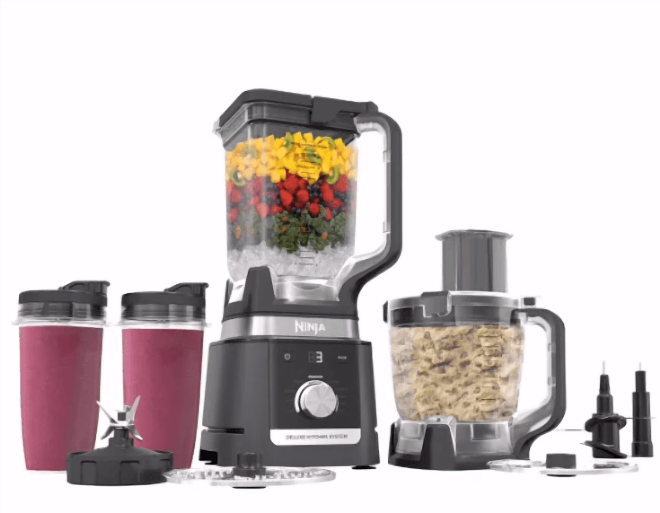 Ninja Deluxe Kitchen System with 88 - Oz. Pitcher, 9 - Cup Processor, & Auto - Iq