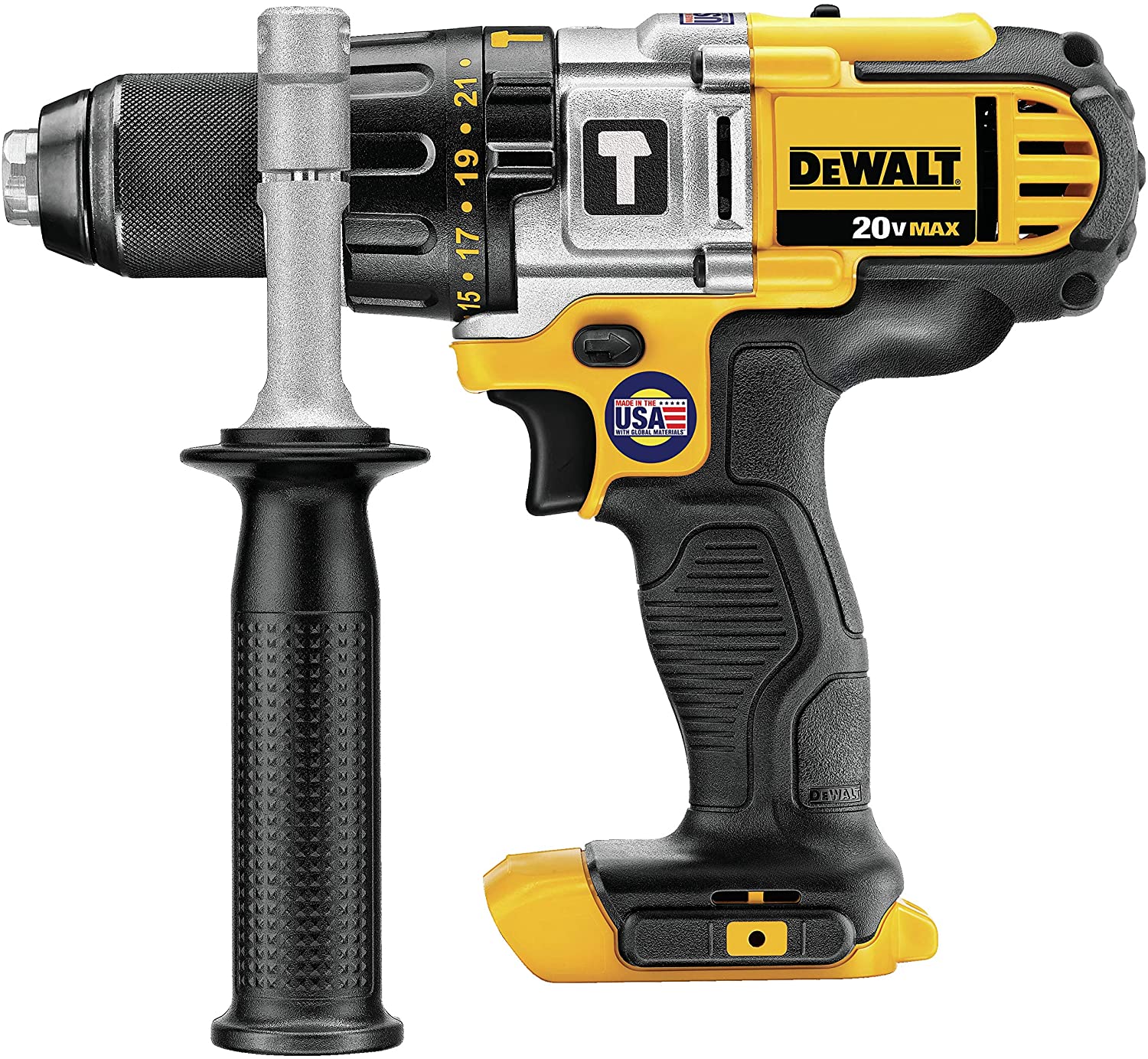 PERCEUSE À MARTEAUX DEWALT 20V MAX, 1/2 POUCE, OUTIL SEUL (DCD985B)