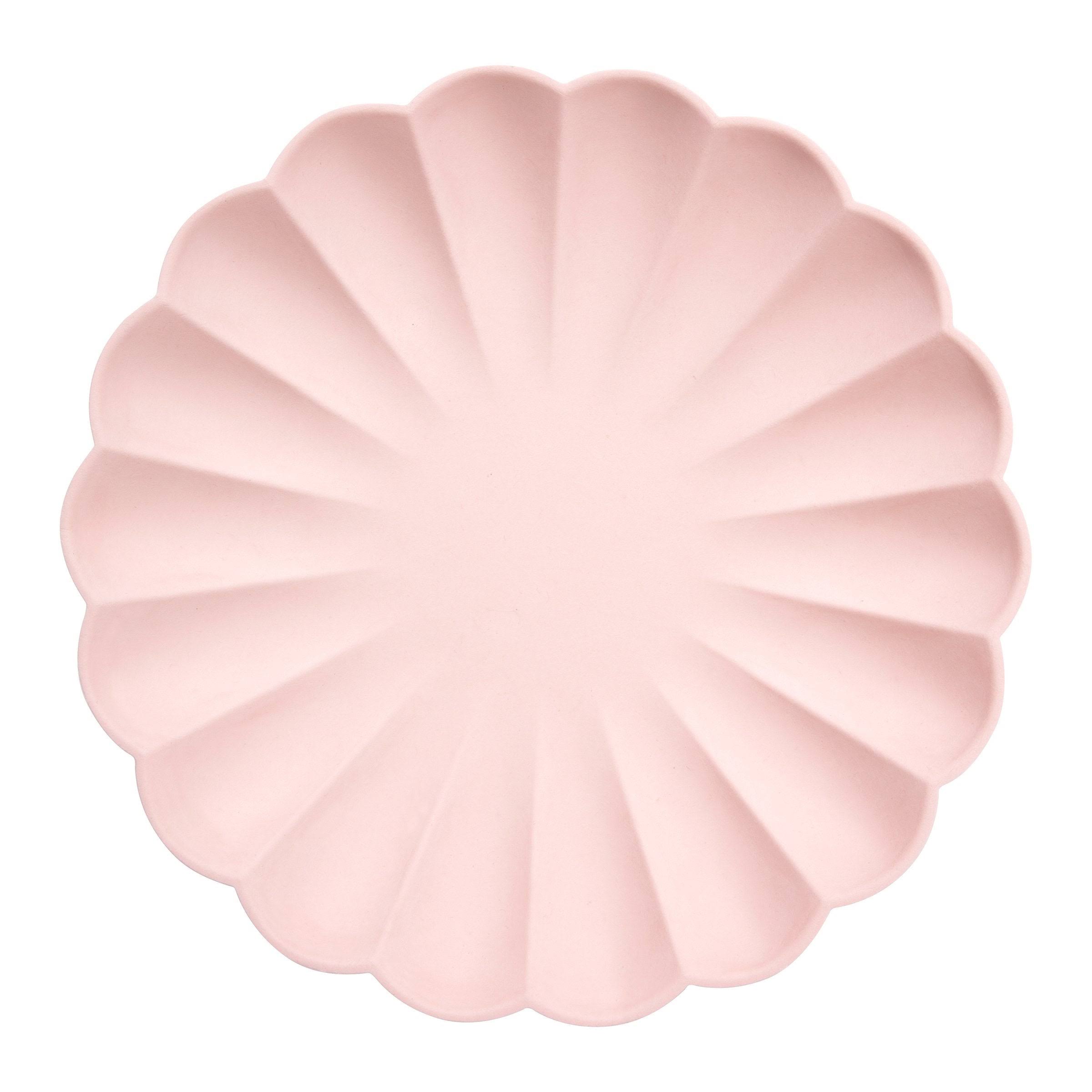 Meri Meri - Pale Pink Simply Eco Large Plates