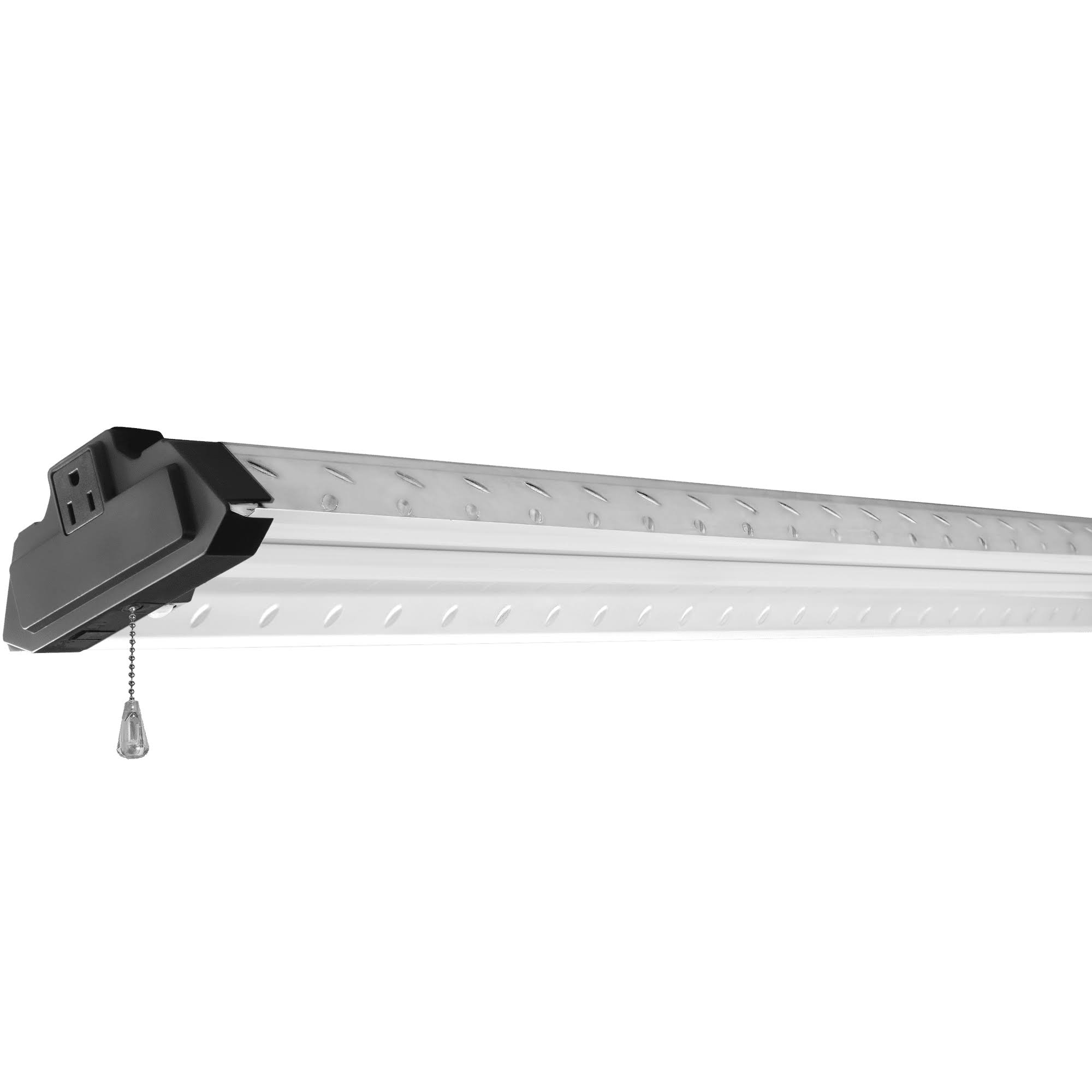 Champion Electronics 4ft LED Shop Light 10,000 Lumen with Motion, Steel Tread Plate