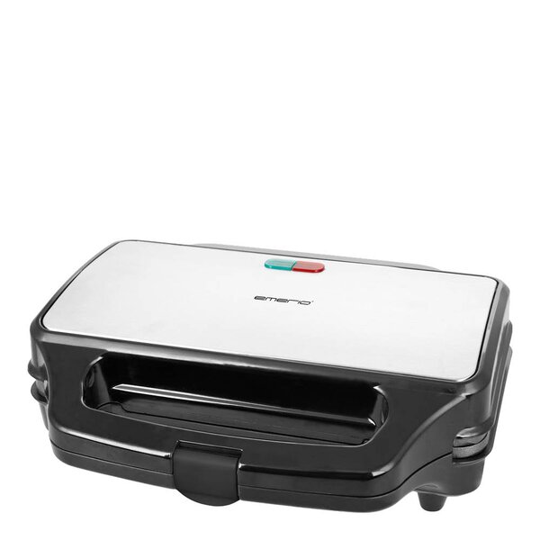 Toastjern XXL 32x27 cm 900W rustfritt stål/svart