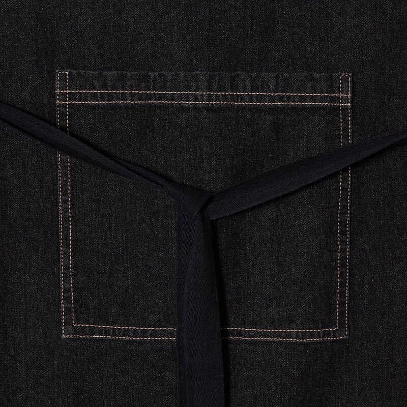 Black Denim forkle one size svart