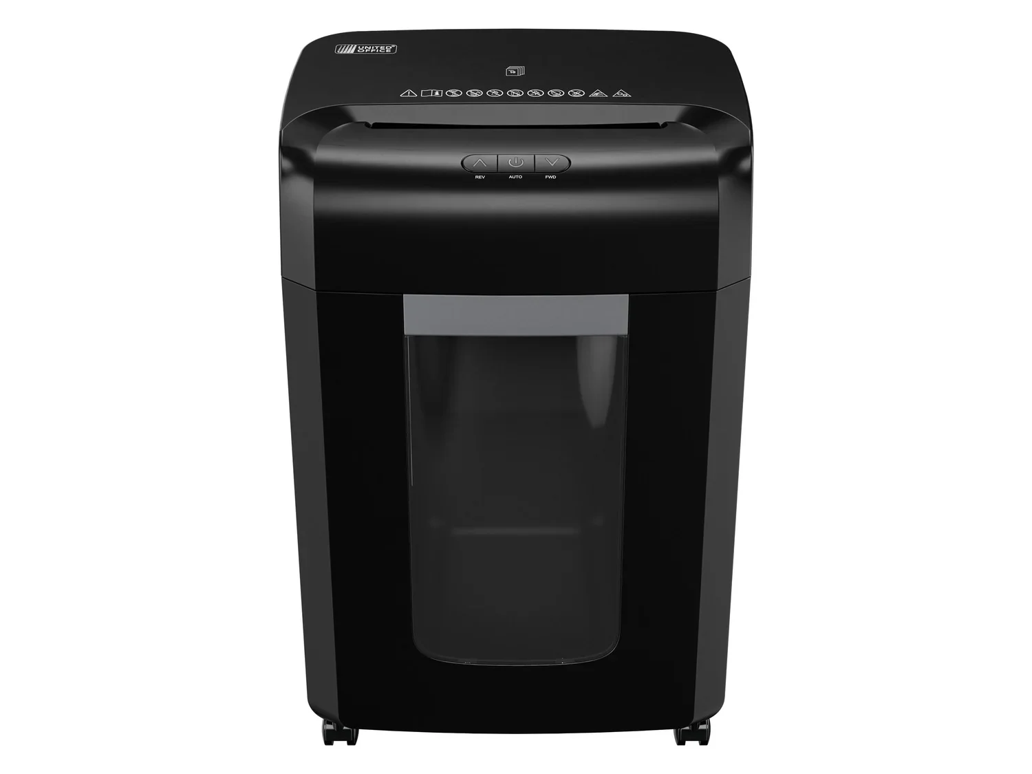 UNITED OFFICE Destructeur de documents UAVS 450 A1 avec tiroir, 23 L