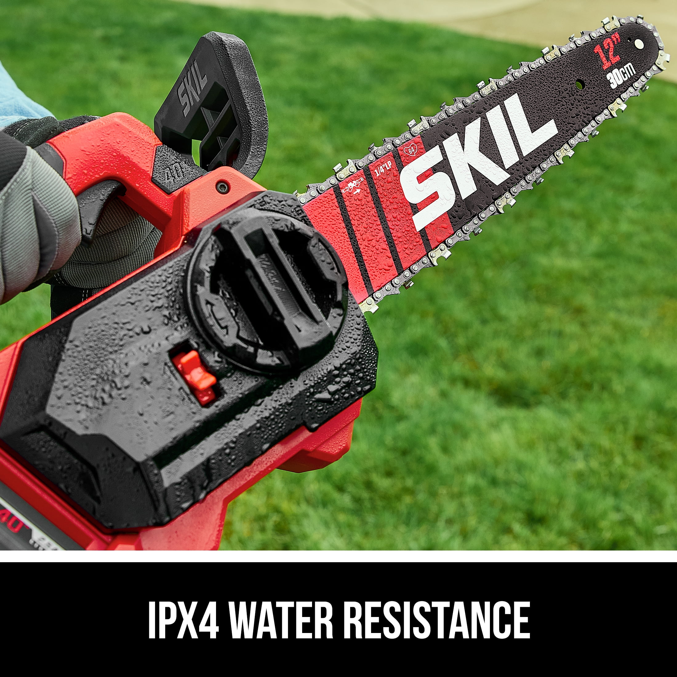 TH1200C 11 PWR CORE Brushless 40V 12 inch Chain Saw, Tool Less Chain Tensioning, 2 0Ah Battery and Charger Image 6