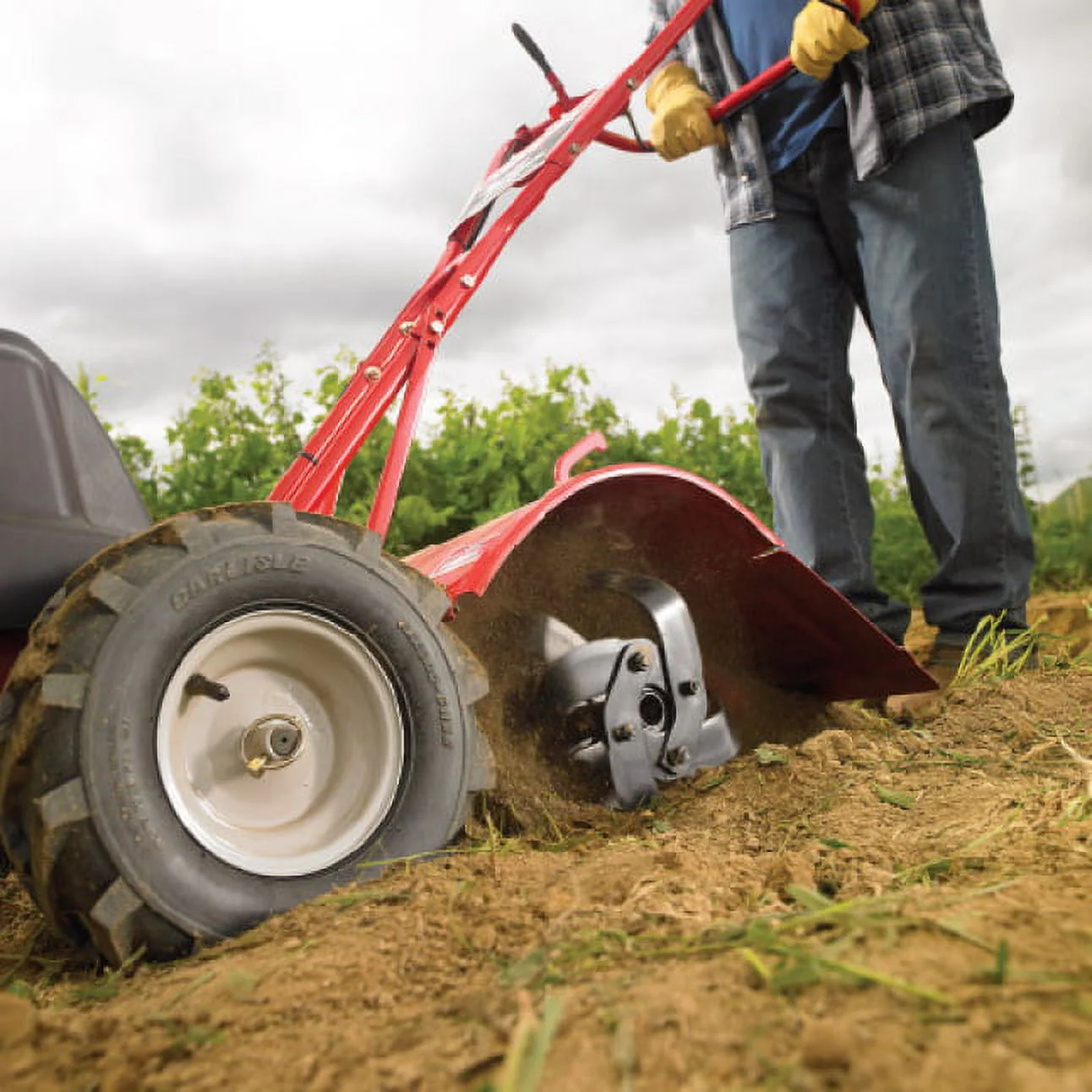 Restored Premium Big Red Forward Rotating Rear Tine Tiller with Electric Start (Refurbished) Image 4