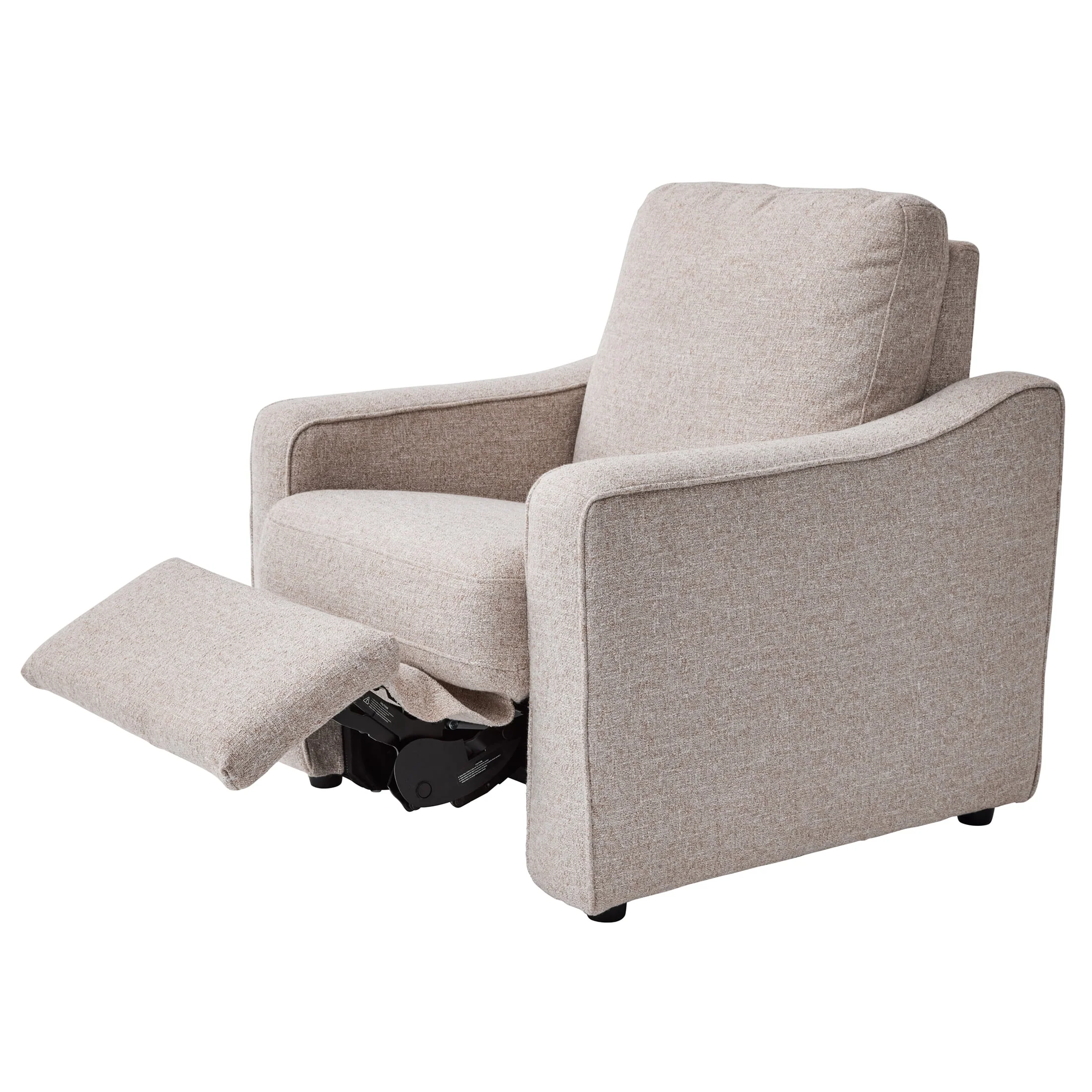 Better Homes & Gardens Allen Push-Button Power Recliner Chair, Cocoa Faux Leather