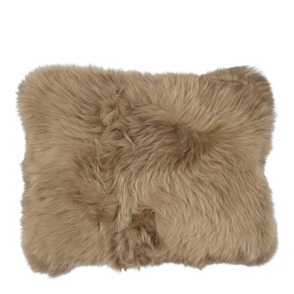 Pute new zealand lang ull 35x45 cm taupe