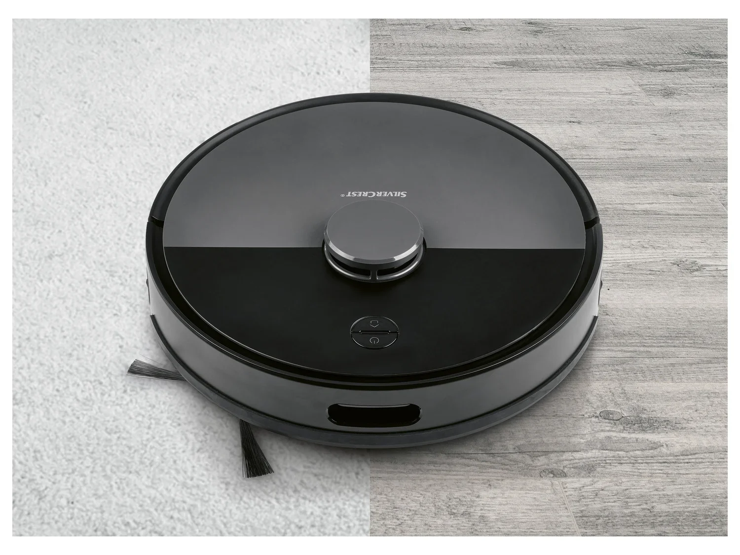SILVERCREST Robot aspirateur avec station d'aspiration