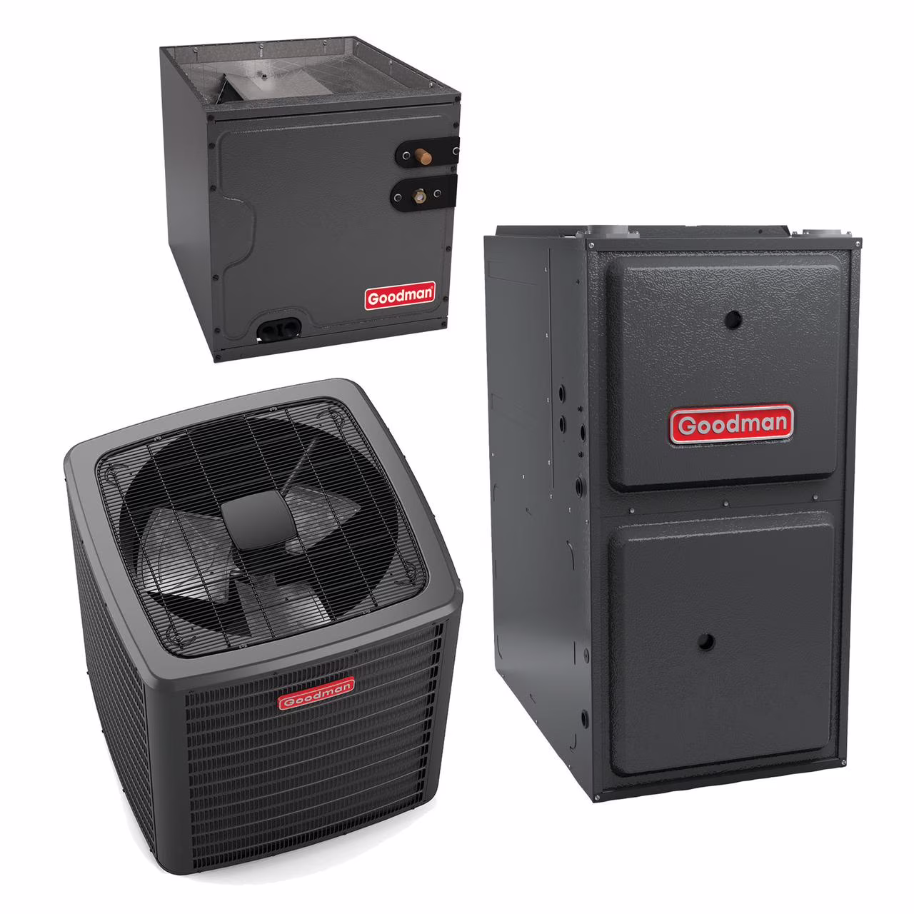 2 Ton 14 3 SEER2 R 32 Air Conditioning Condenser and Coil (21" Wide) Free Thermostat Included