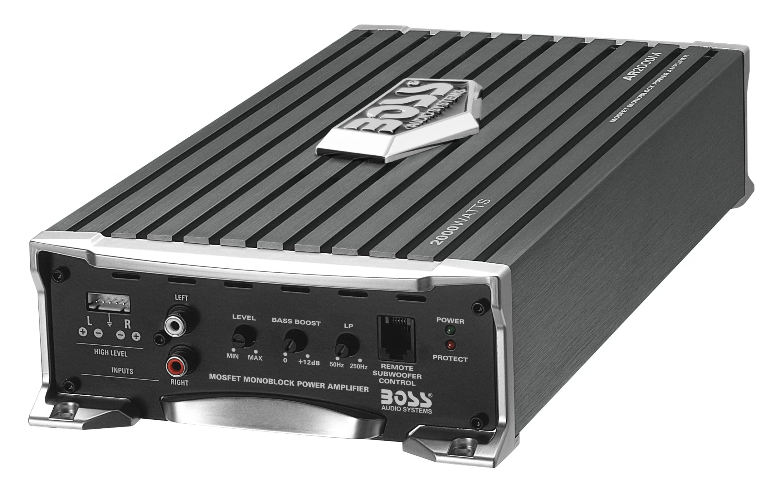 AR2000M Armor Series Car Amplifier 2000 High Output, Monoblock, Class A/B, 2/4 Ohm Stable, High/Low Level Inputs, Low Pass Crossover, Mosfet Power Supply, Stereo Image 3