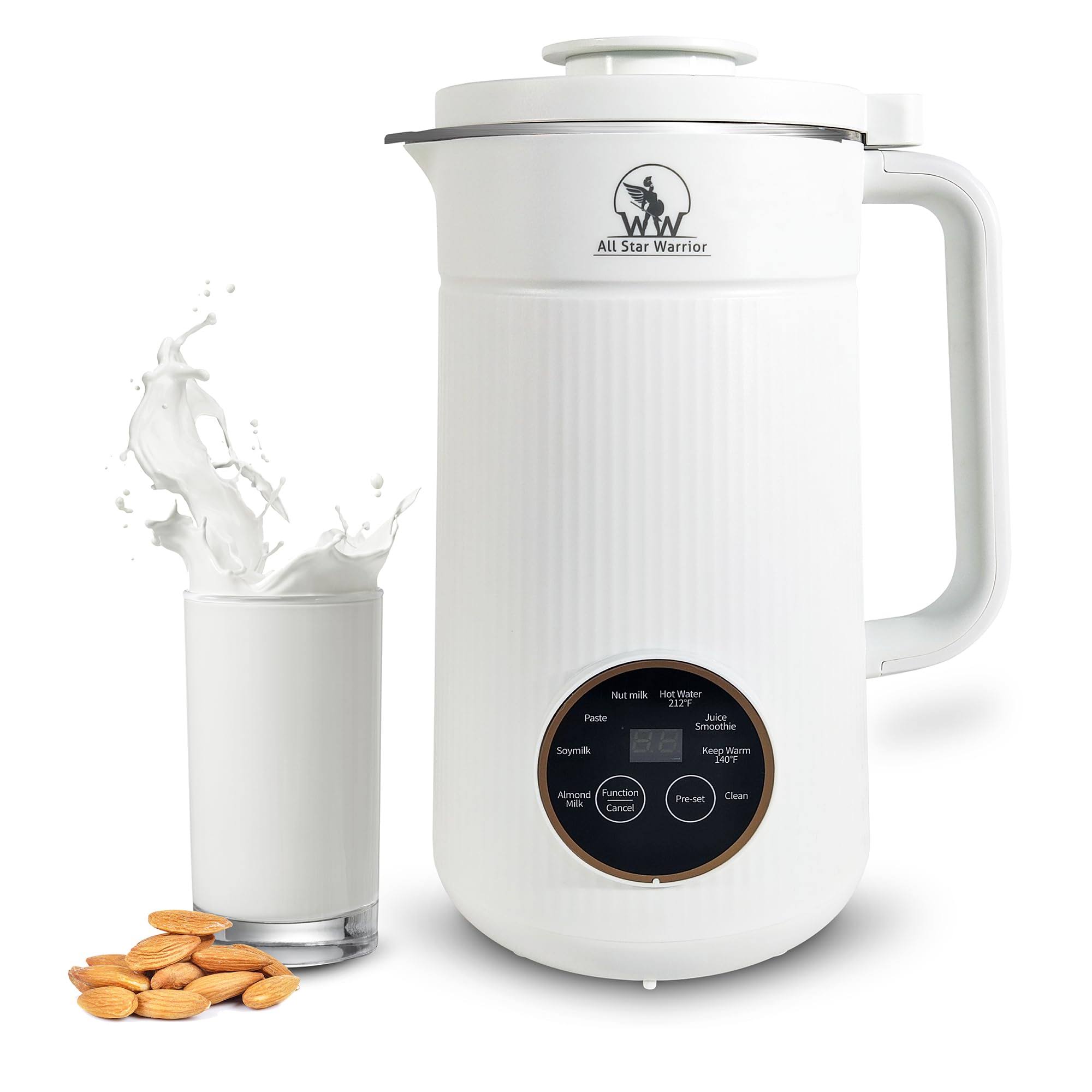 All Star Nut Milk Maker Machine 32oz - 8 in 1 Vegan Almond Milk Maker Machine - Soy Milk Maker Machine - Smoothie Maker Machine Soymilk Machine