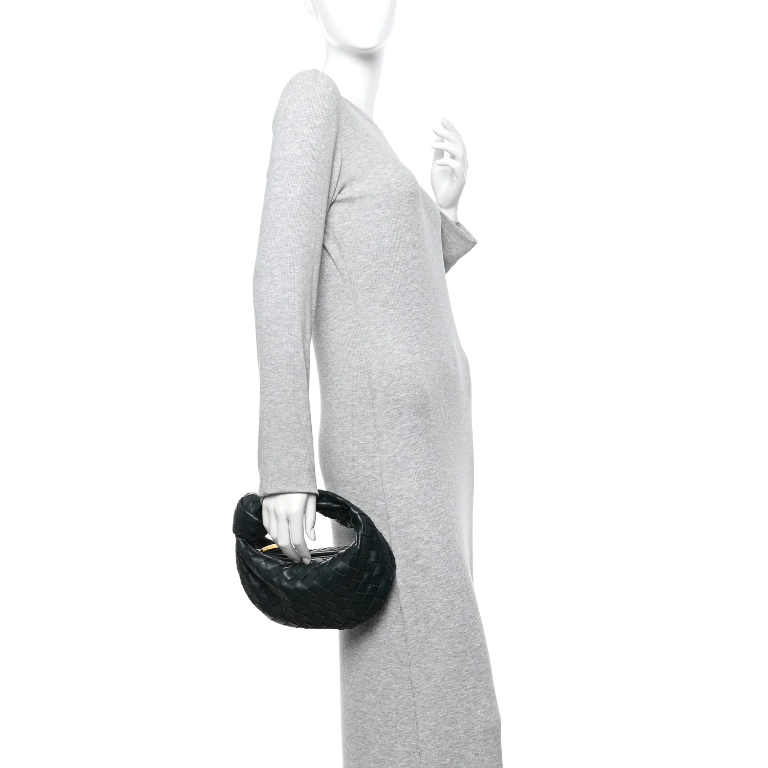 Nappa Intrecciato Mini Jodie Dark Moss