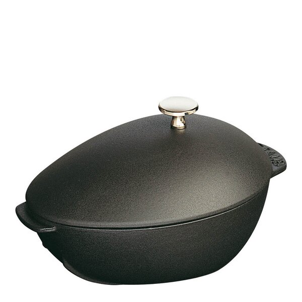 La Cocotte blåskjellgryte 25 cm 2L svart