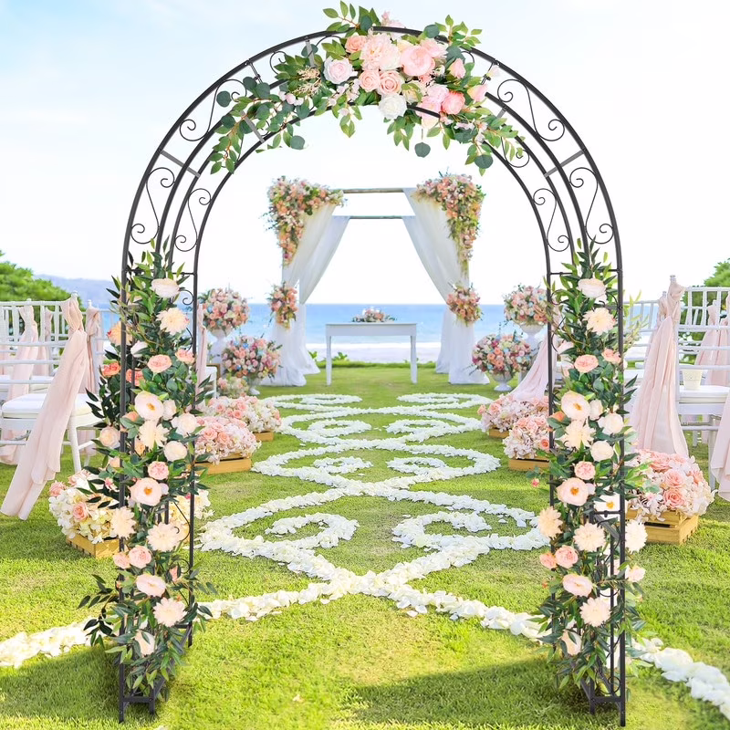 7 Ft. H Iron Garden Arbor
