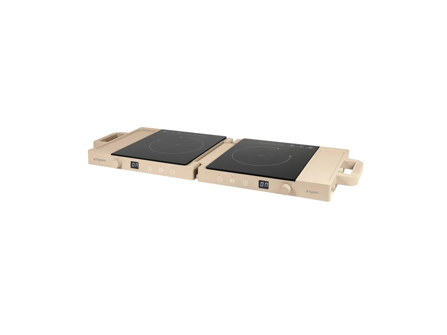 Tognana Double plaque de cuisson pliable