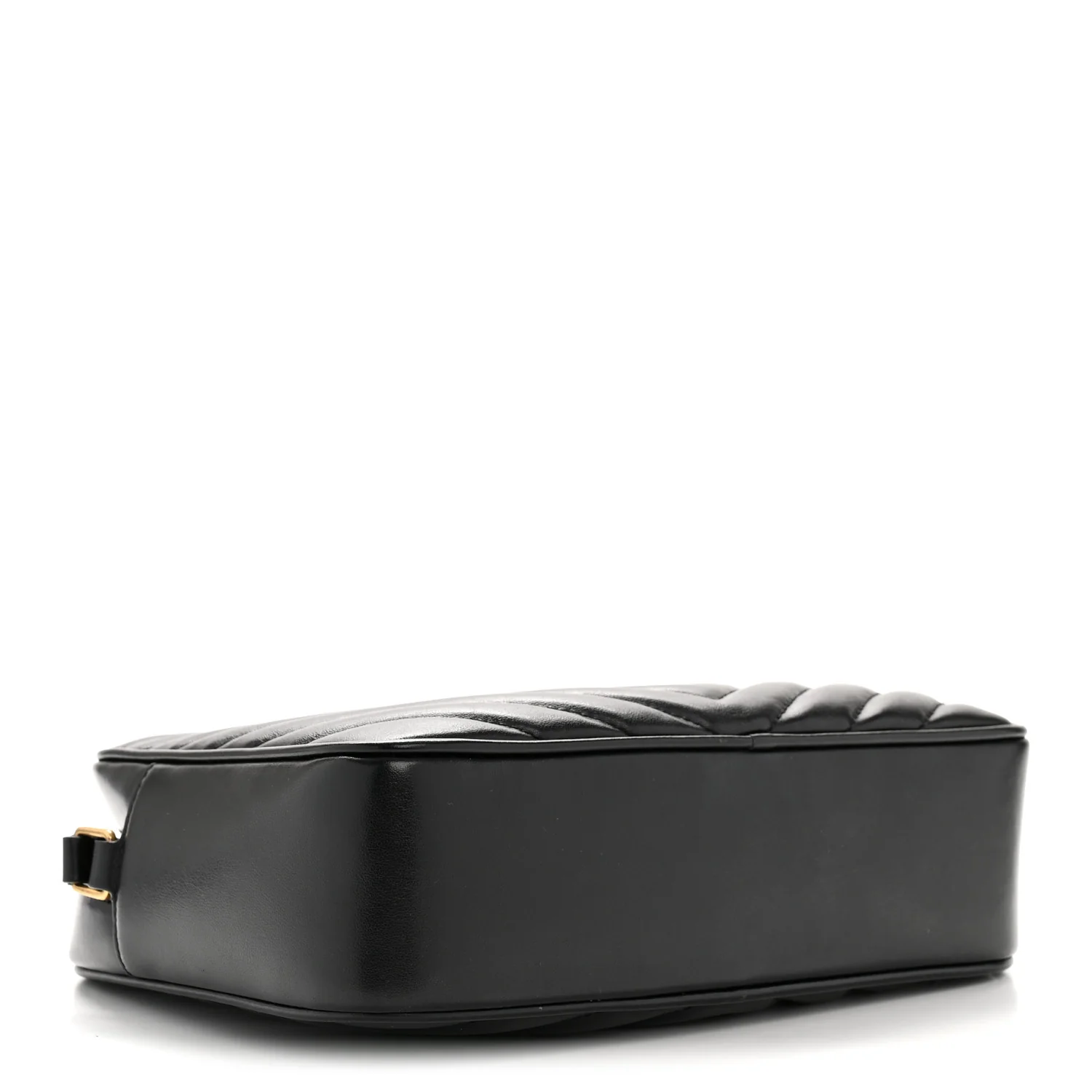 Calfskin Matelasse Monogram Lou Camera Bag Black