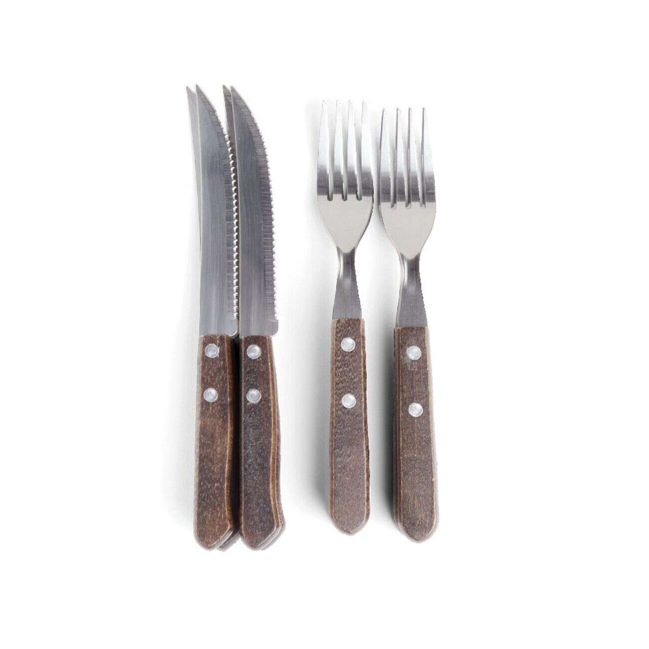 Ensemble 8 couverts fourchettes et couteaux