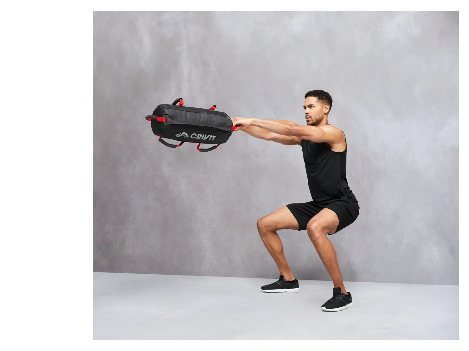 CRIVIT Sac de sable d'entranement 19 kg, poids variable