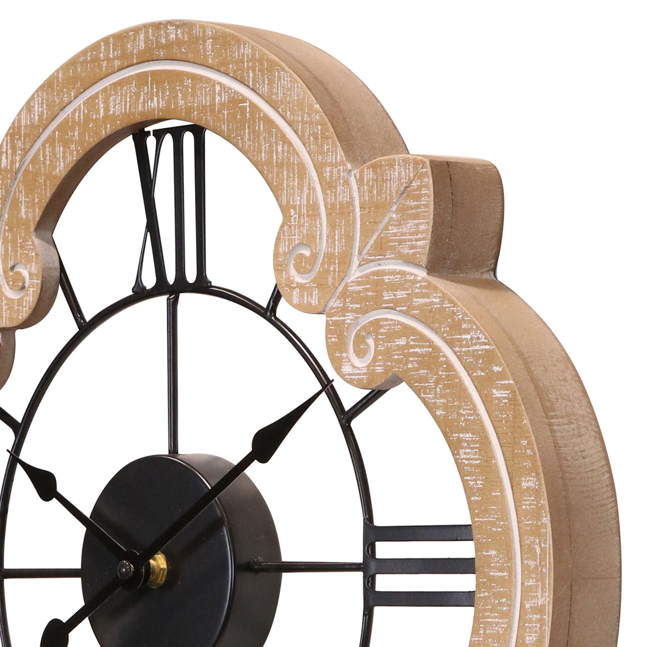 Florence Scroll Clock 40cm