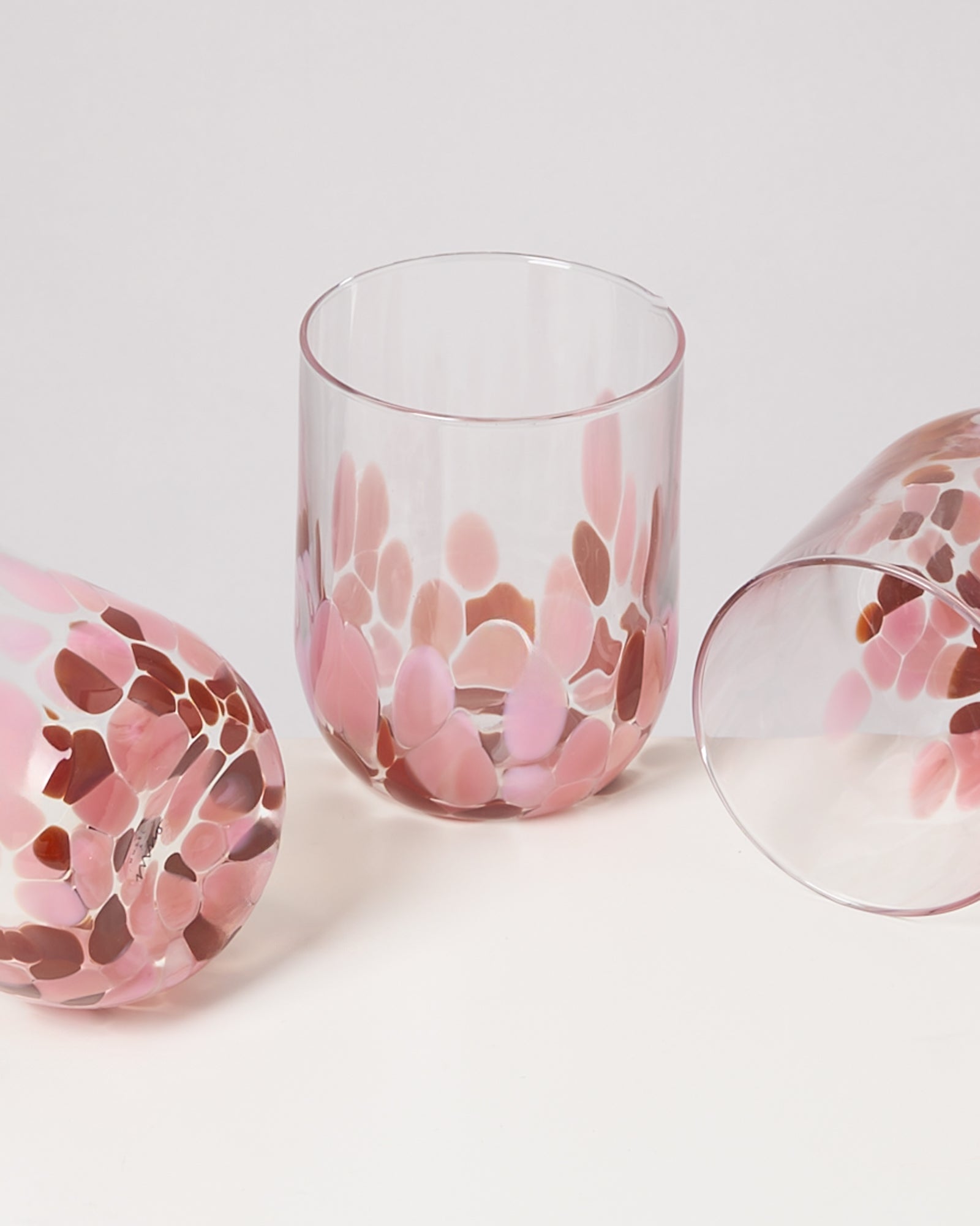 ALEGRIA - LARGE GLASS AMBER PINK