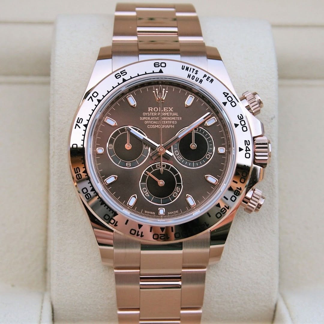 [Super Clone]Rolex Daytona 40mm Rose GoldChocolate Dial  m126505-0005