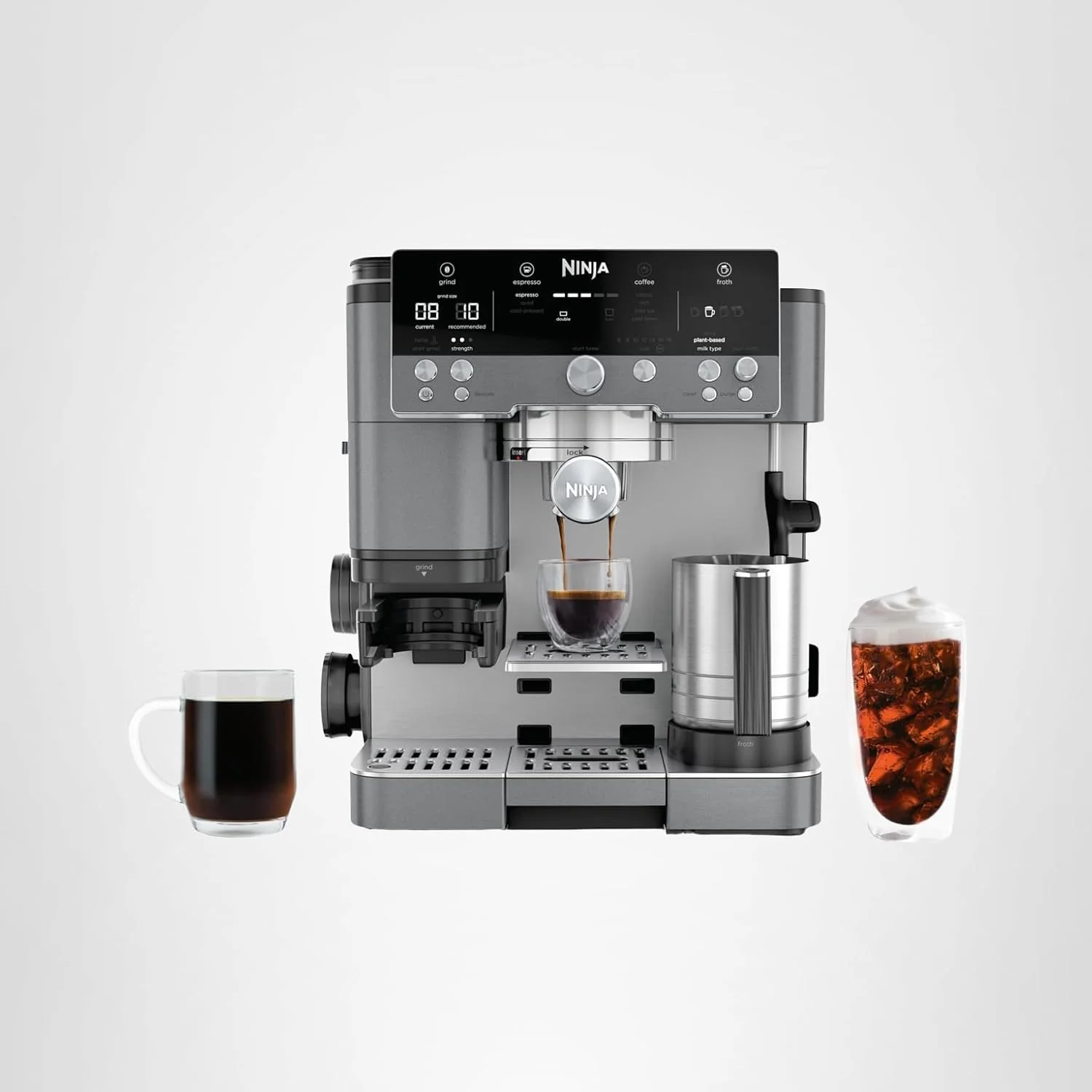 Machine à café expresso, filtre et infusion à froid Ninja Luxe Café 3 en 1 avec broyeur à café intégré