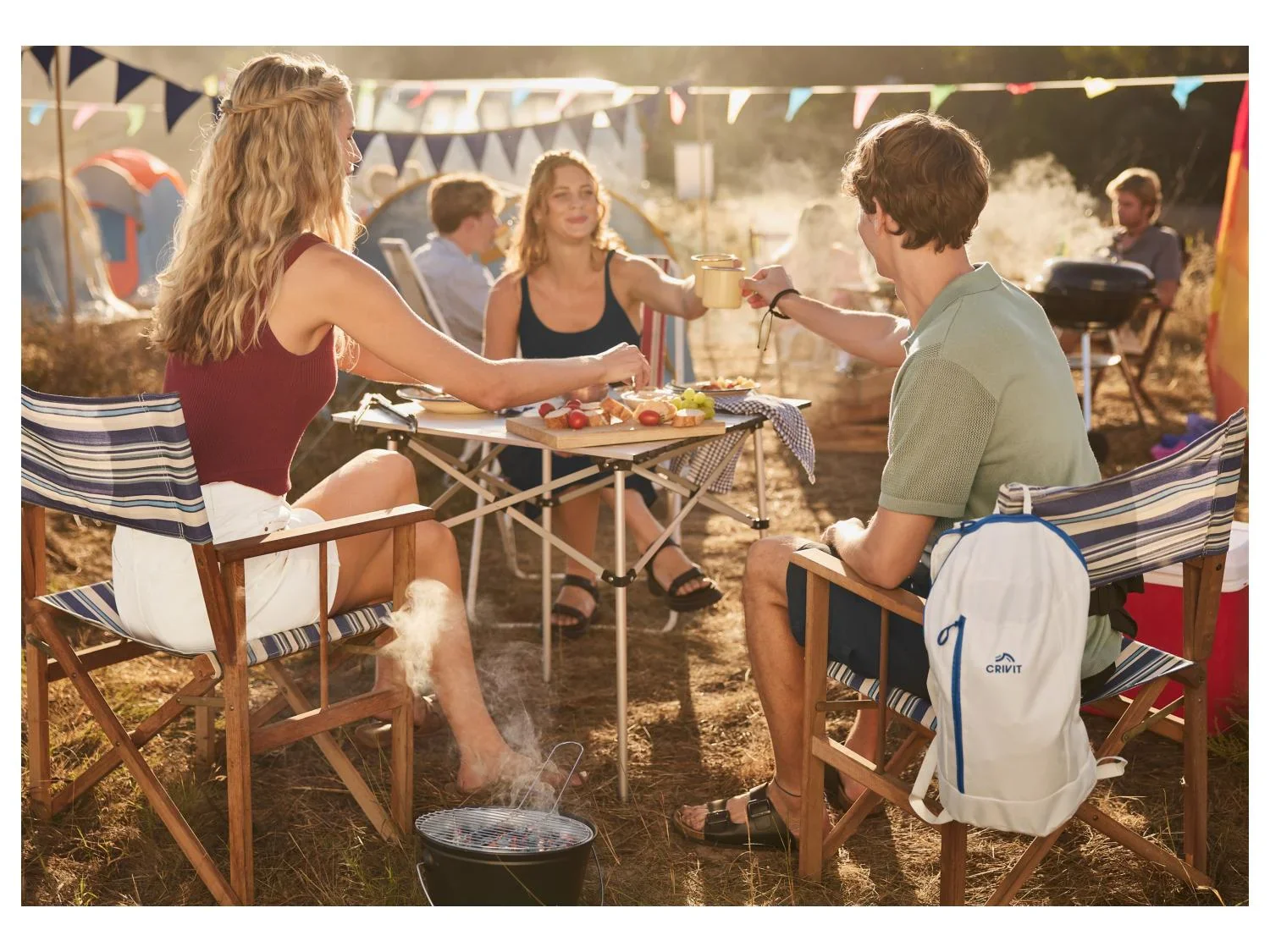 CRIVIT Table de camping en aluminium