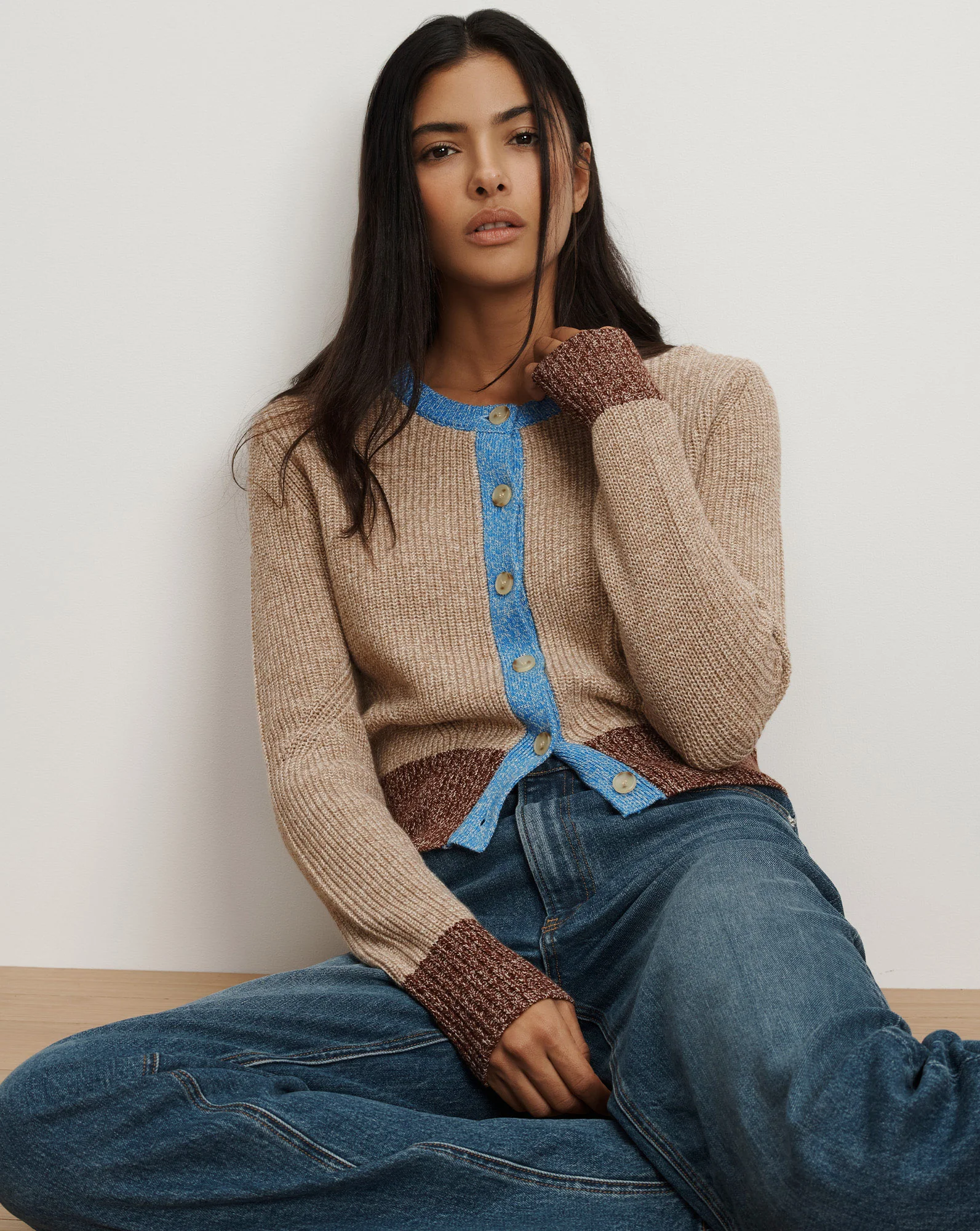 Ibra Merino Wool-Blend Cardigan