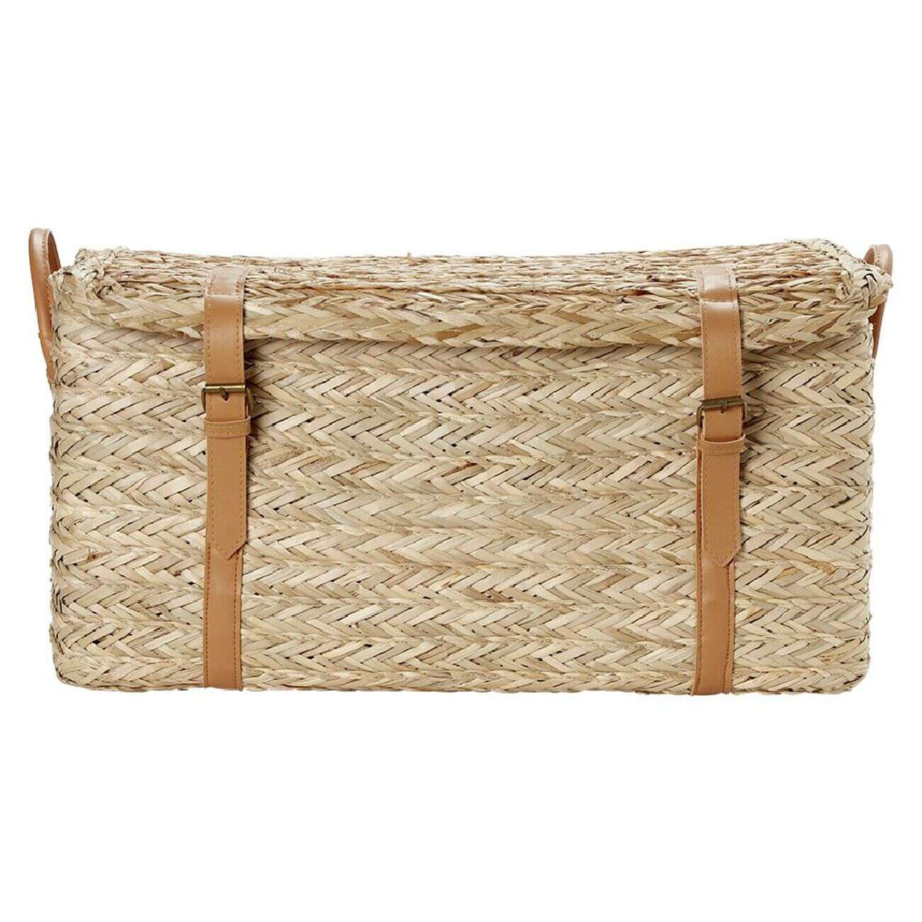 Malle en jonc 52 x 31 x H.25 cm