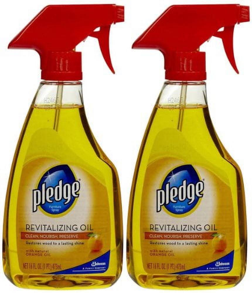 Pledge Revitalizing Oil with Natural Orange Oil, 16 fl oz (Pack of 2)