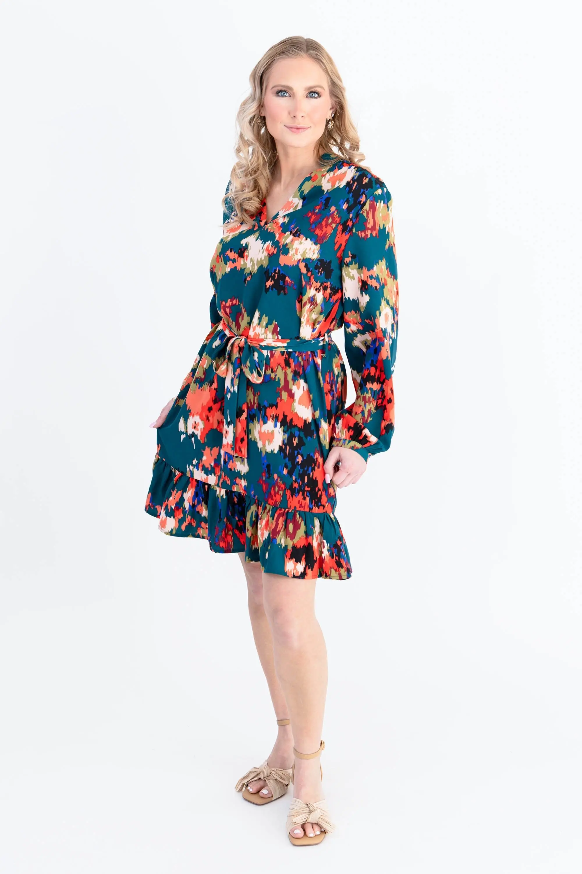 As Long As You Love Me Ruffled High Waist Dress