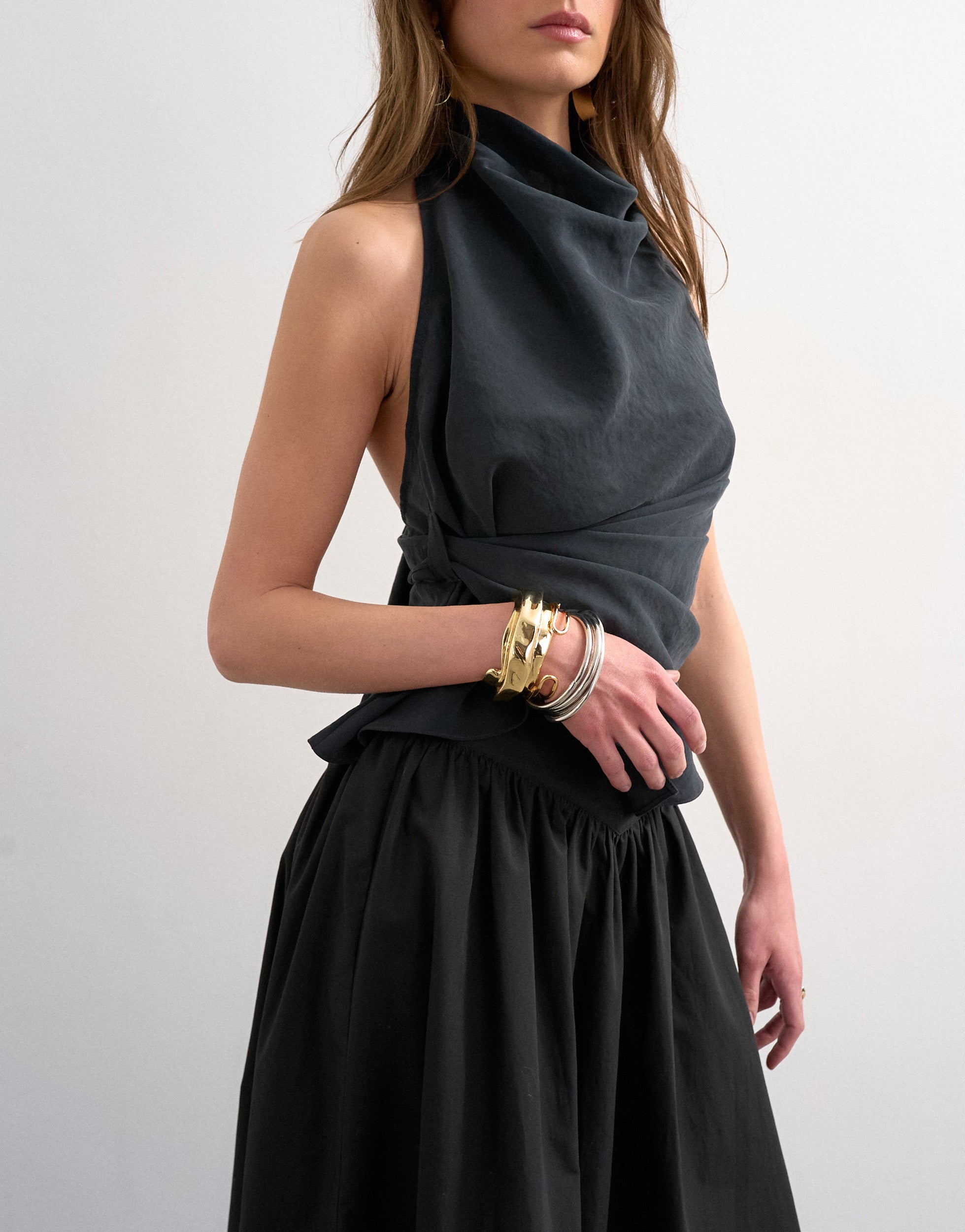 VERO MODA® TSSALLY Low waist Long skirt