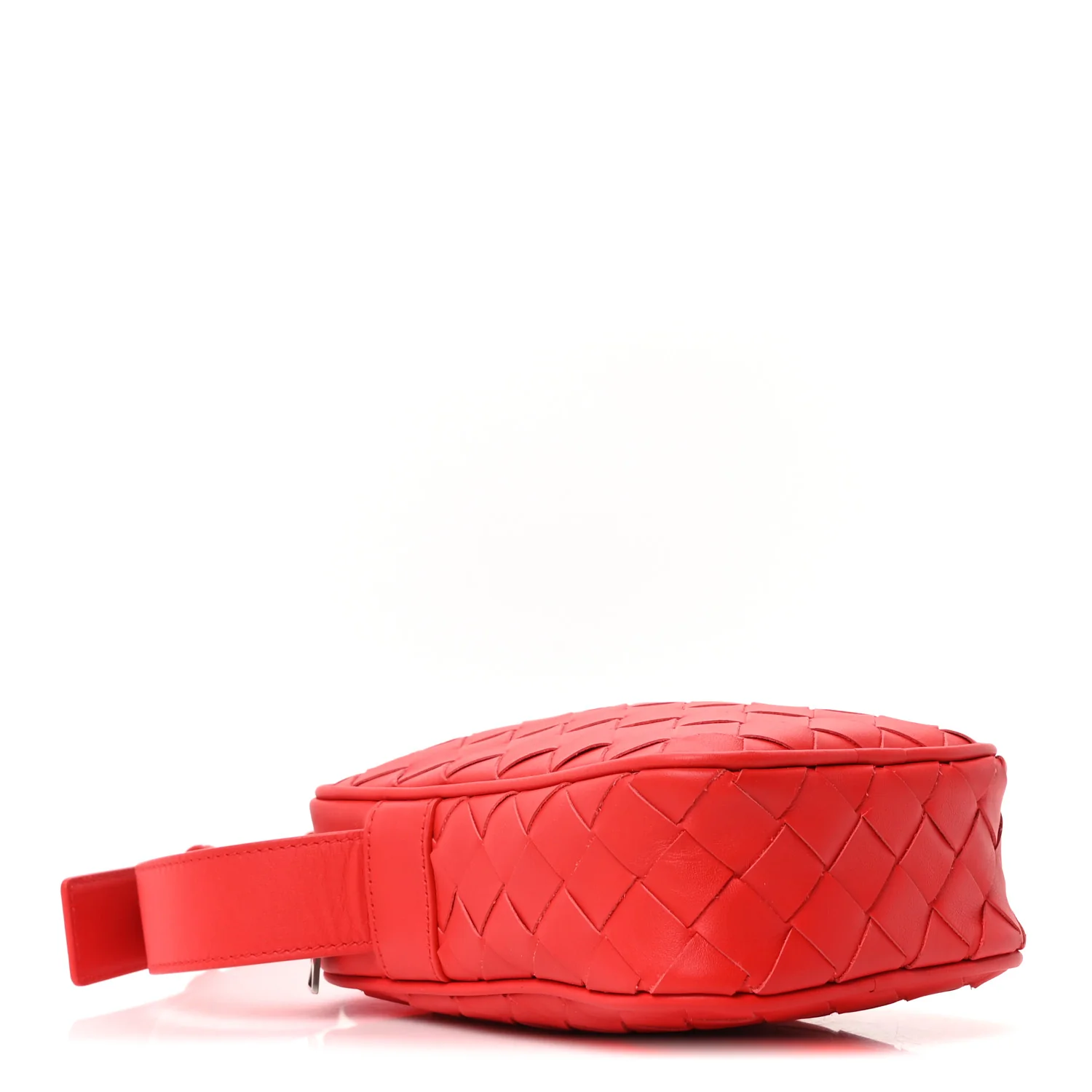 Nappa Intrecciato Phone Case Crossbody Bag Redstone