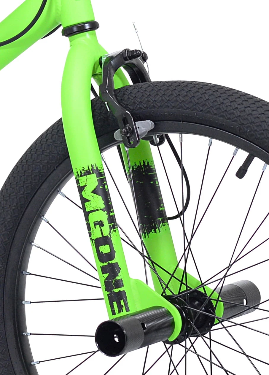Madd Gear 20 inch Boy's Freestyle BMX Bicycle, Green Image 6