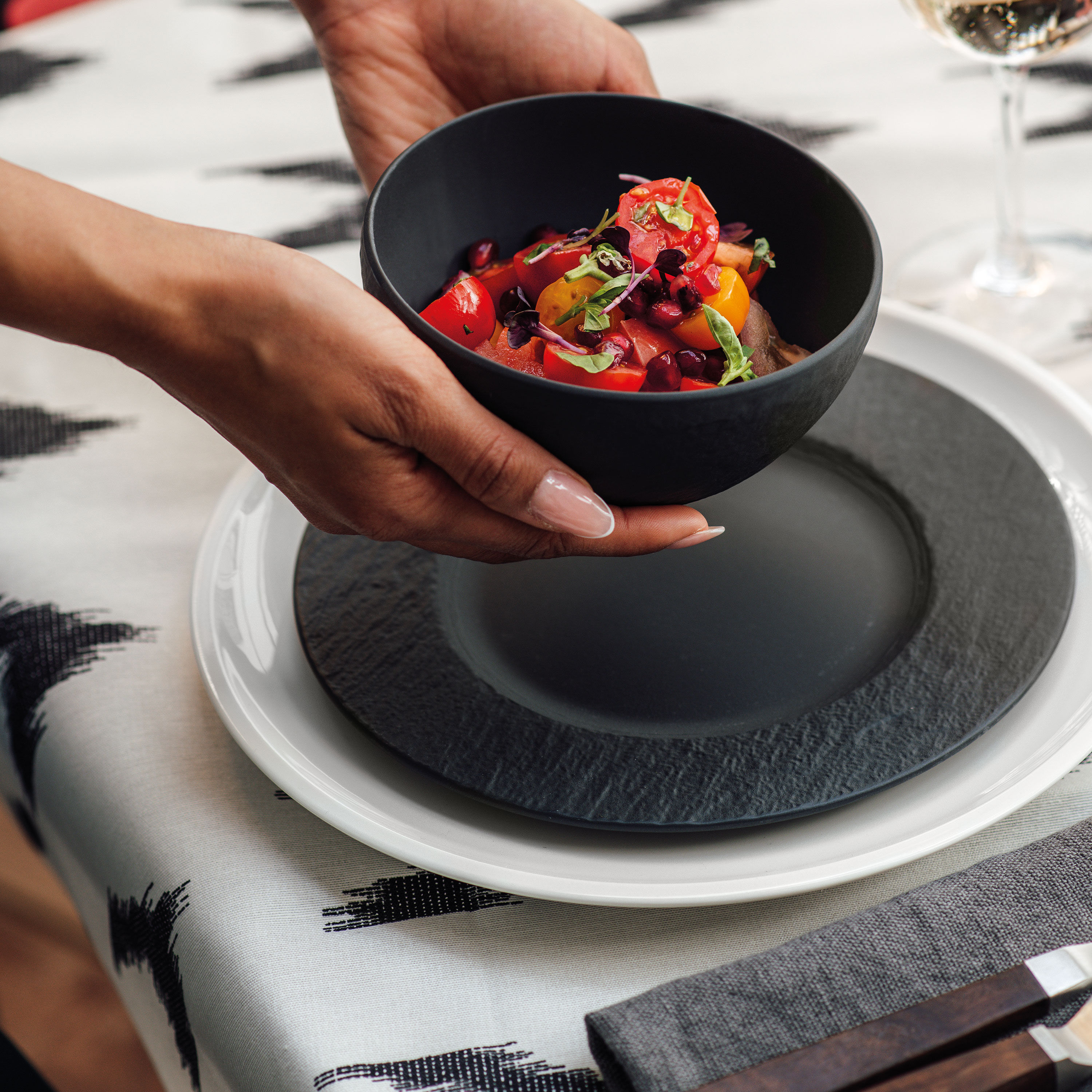 Artesano Dinner plate - White, 10.6'', Premium Porcelain