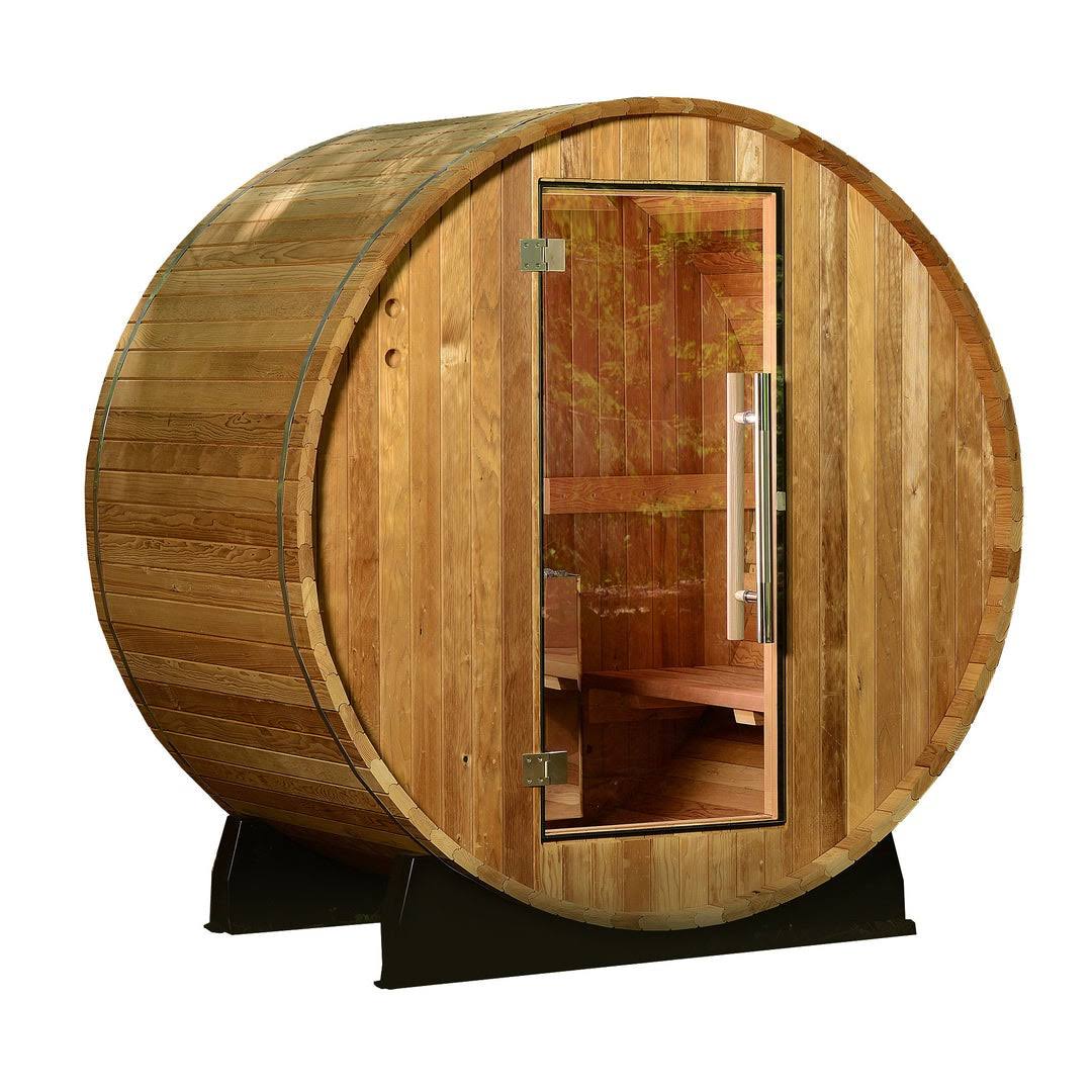 Almost Heaven Salem 2 Person Classic Barrel Sauna