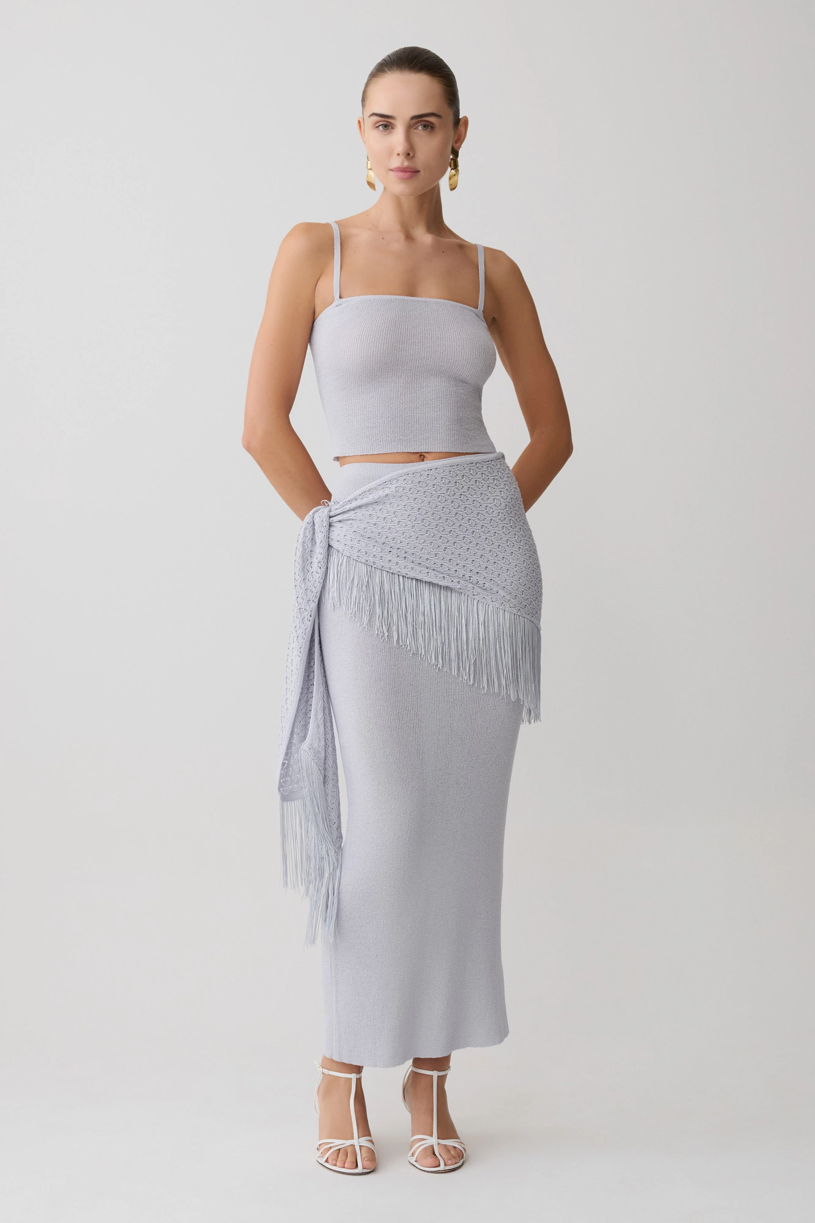 Jaytee Knit Top - Sky Blue