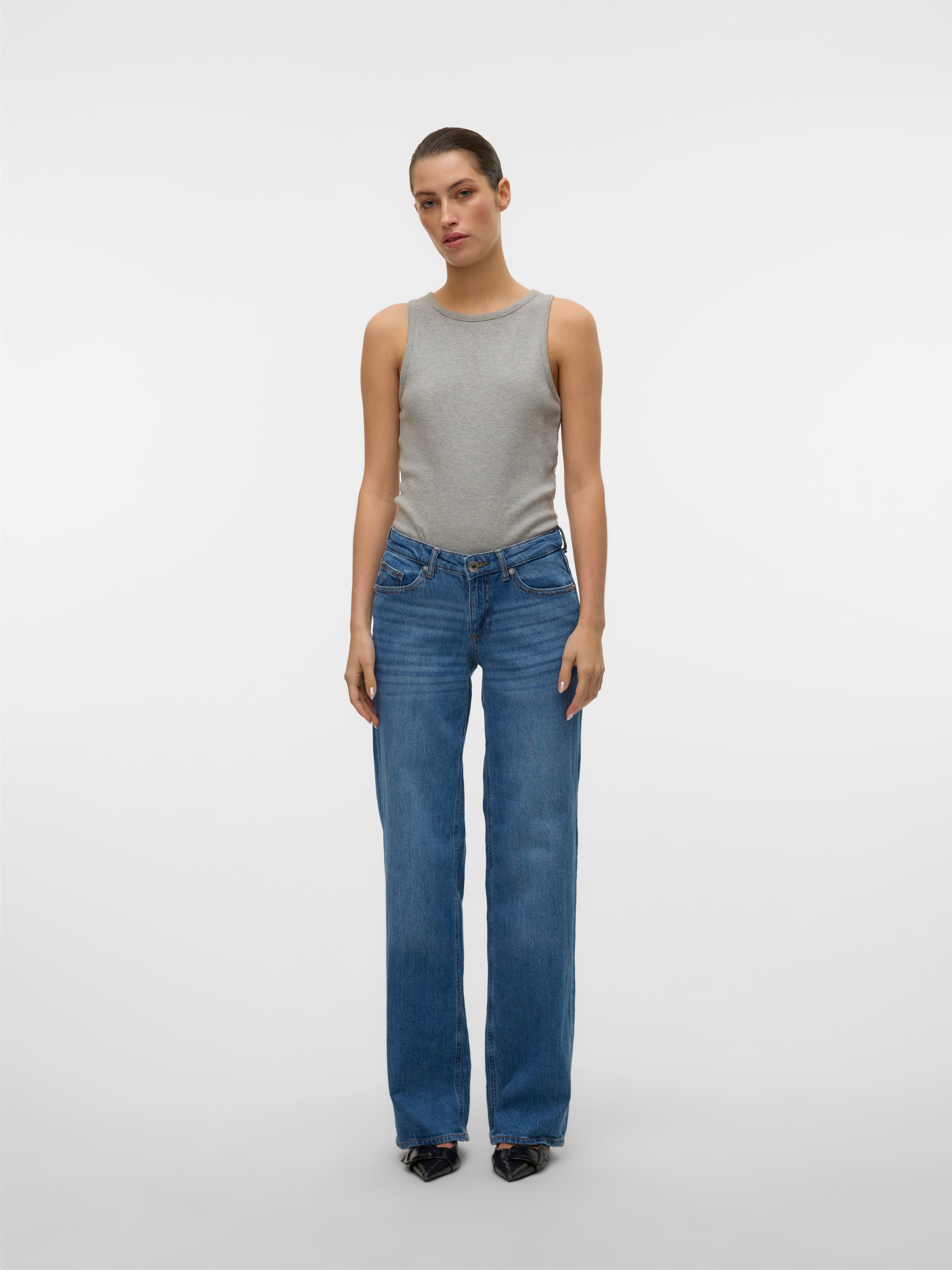 VERO MODA® VMVANESSA Low rise Wide Leg Fit Jeans