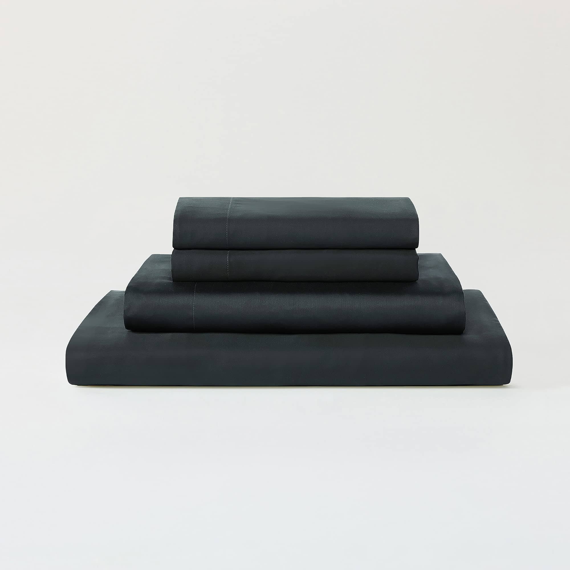 Eucalyptus Sheet Set | AiryWeight Cooling Tencel Lyocell Sheets | 1 Fitted Sheet, 2 Pillowcases | Lightweight | Moisture-Wicking | Sijo