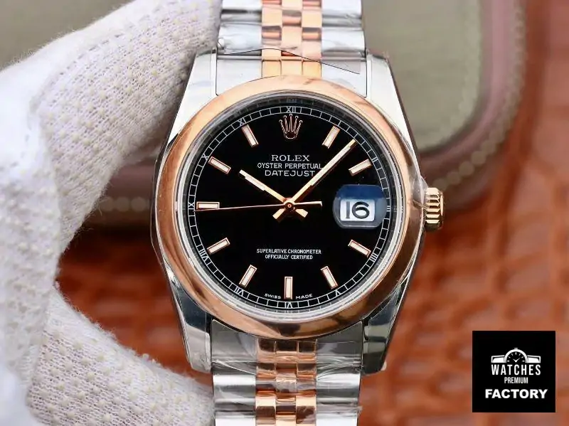 Rolex Datejust 36MM 126201 AR Factory Black Dial